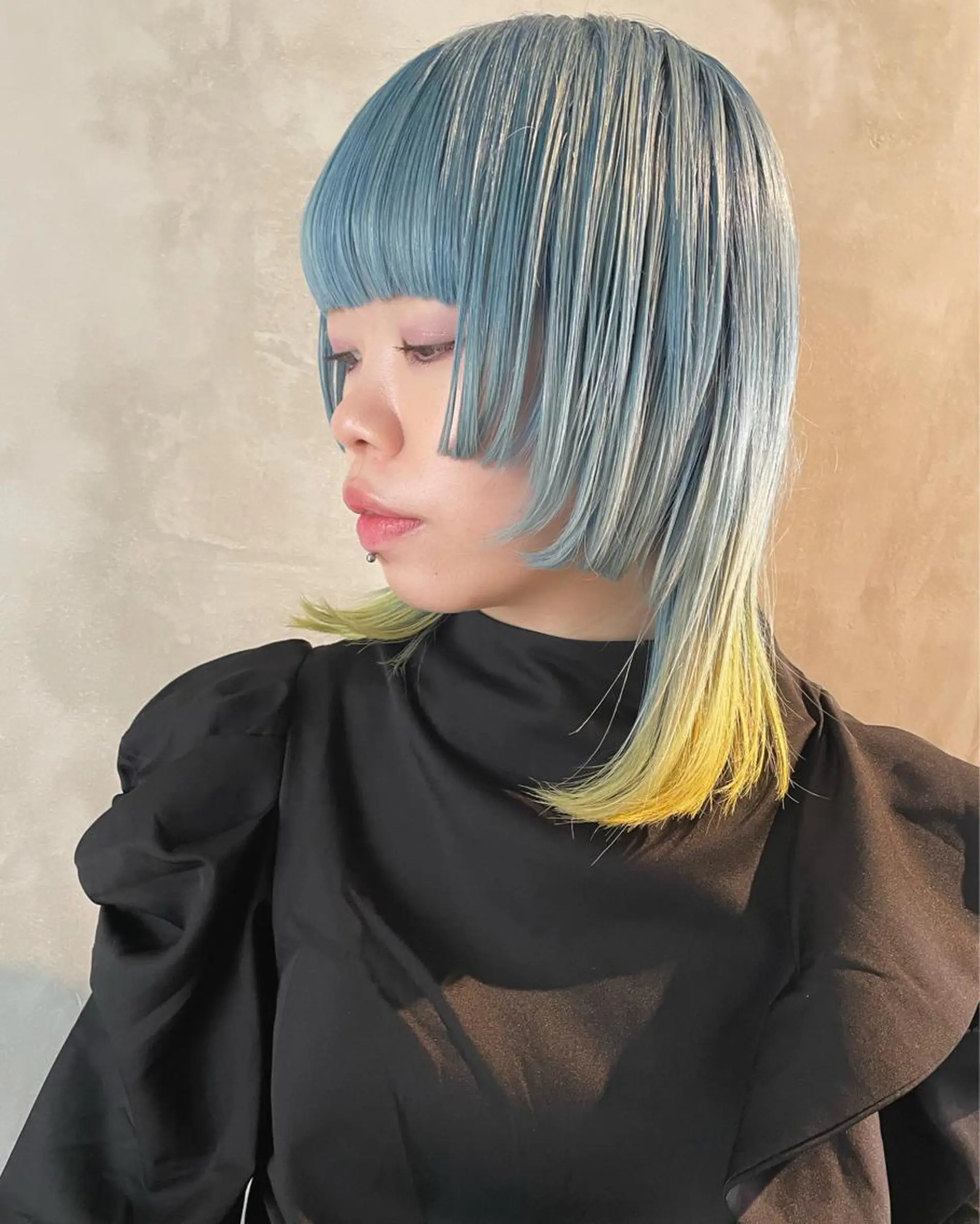 ミディアム カラー カット ヘアカラー トリートメント 優作 〜圧倒的信頼〜のヘアスタイル