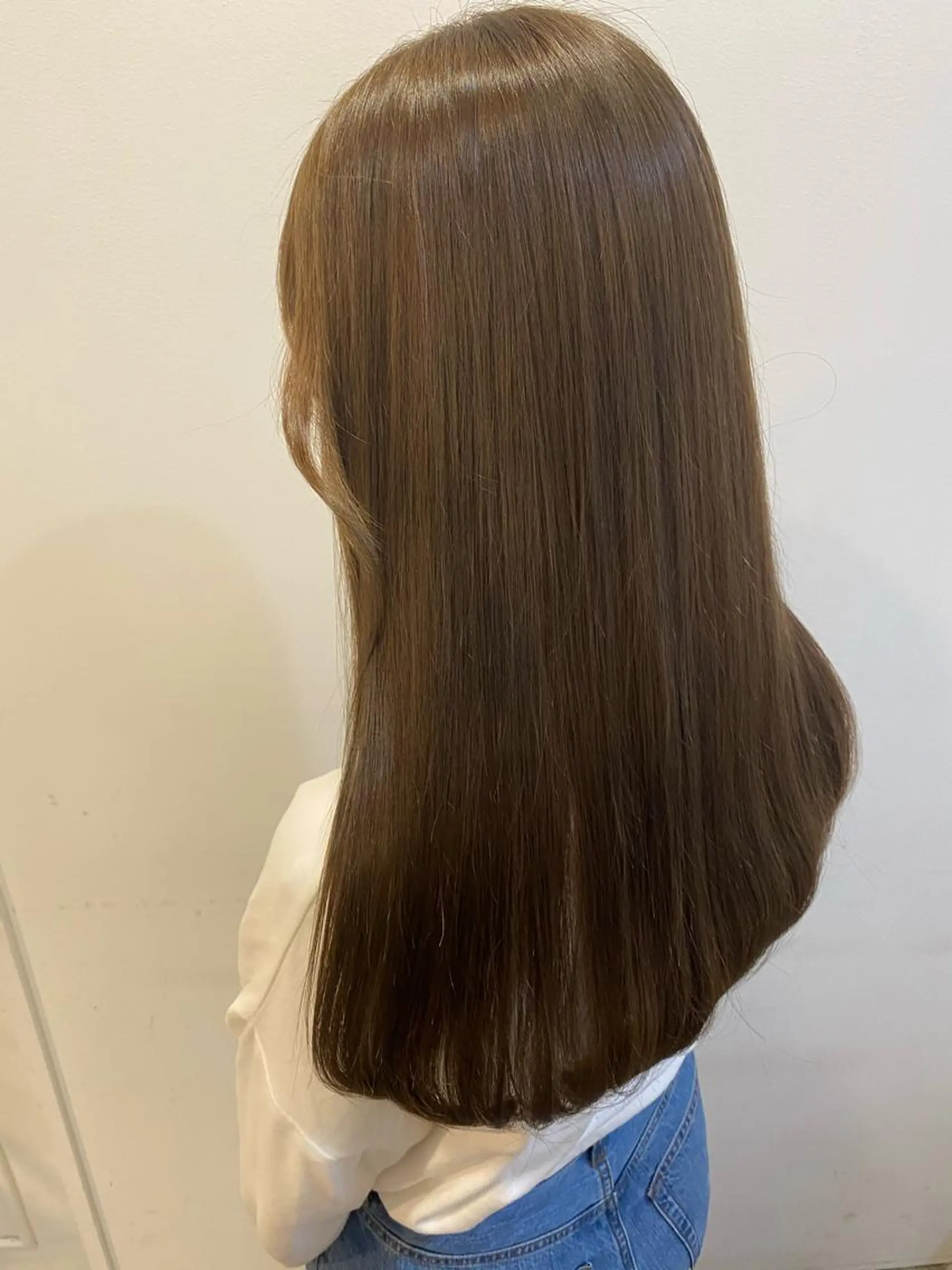 ロング ヘアカラー トリートメント 似合わせレイヤーカッ ト🩶瀧本美咲のヘアスタイル