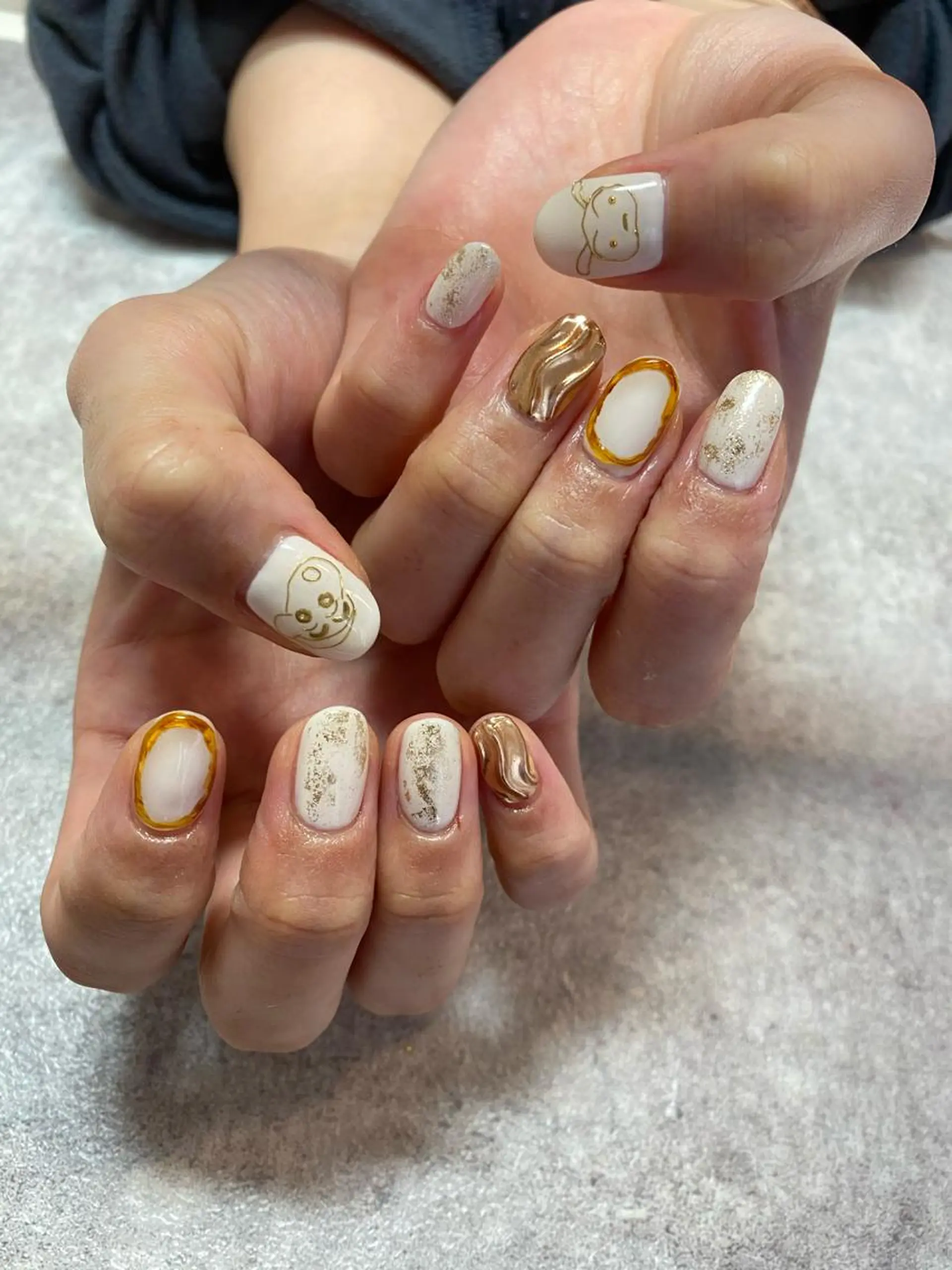 ネイル ハンドネイル 【LINON】 airiのネイルデザイン