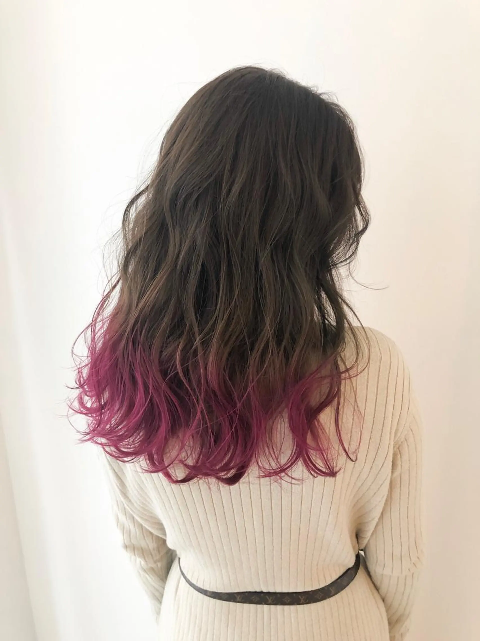 ロング カット ヘアカラー AKANE 【zina新宿】のヘアスタイル