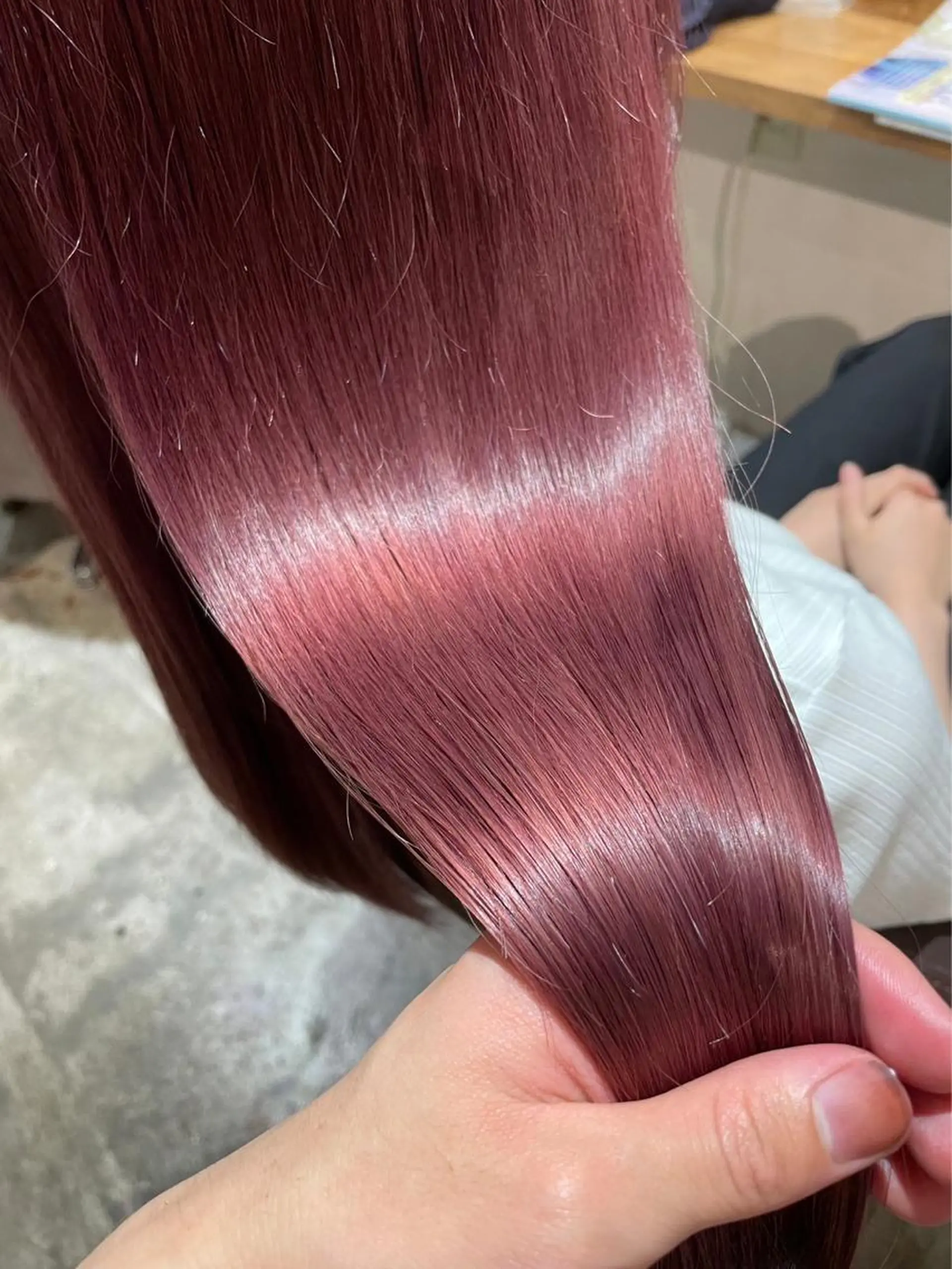 ロング カラー トリートメント レイヤーカット/ 縮毛矯正🇰🇷早坂のヘアスタイル