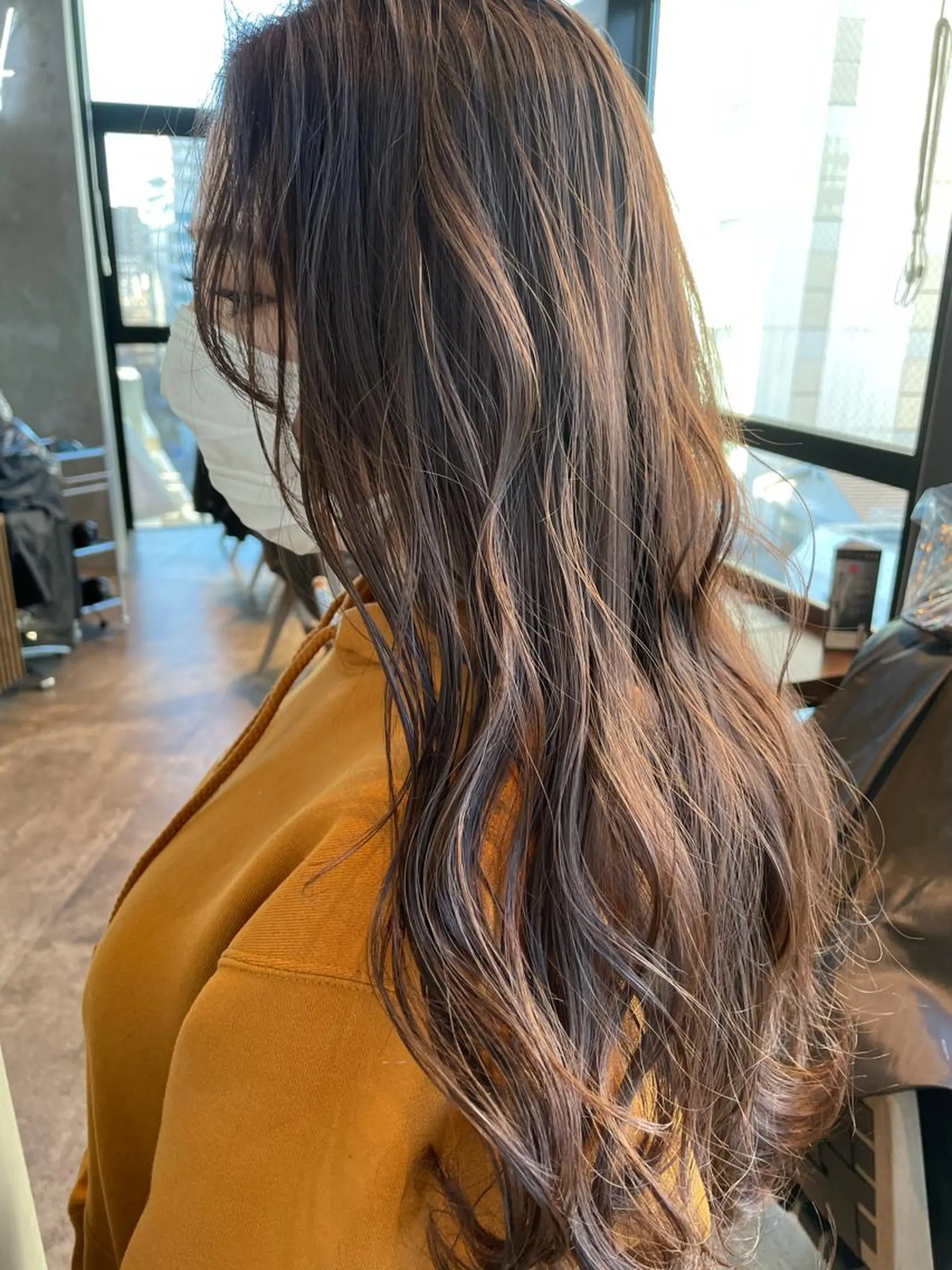 ミディアム カラー 韓国ヘア 店長NEGIのヘアスタイル