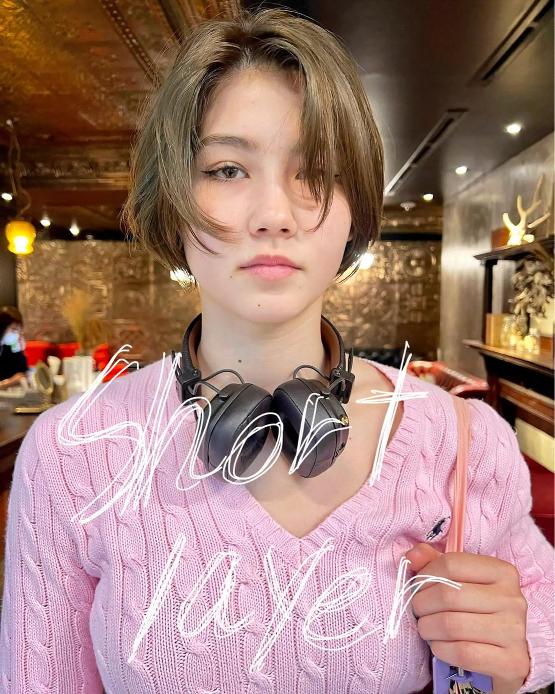 ショート カラー 圧倒的デザイン力 店長🎨RENAのヘアスタイル