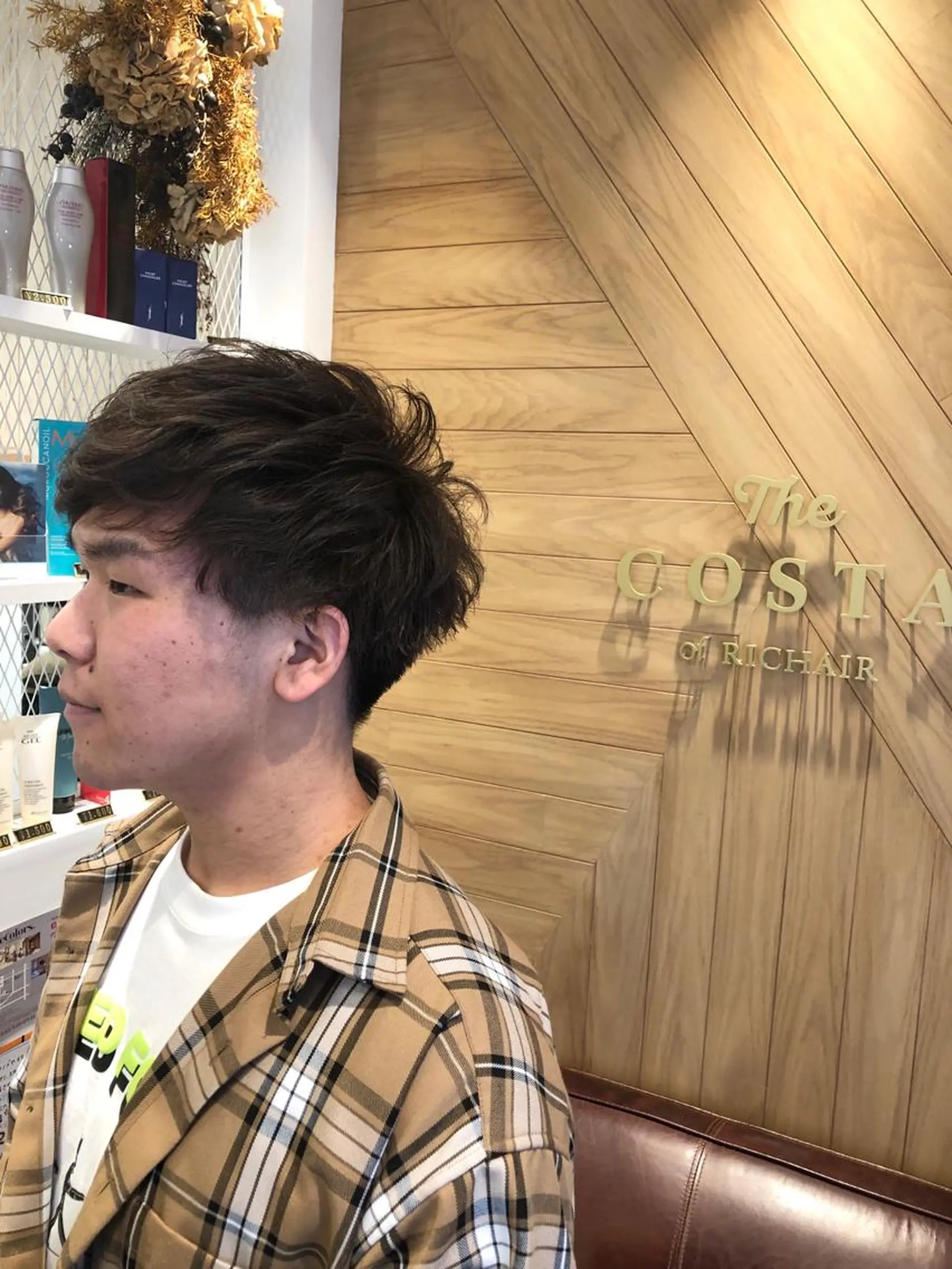 ショート メンズ 鈴村 大介のヘアスタイル