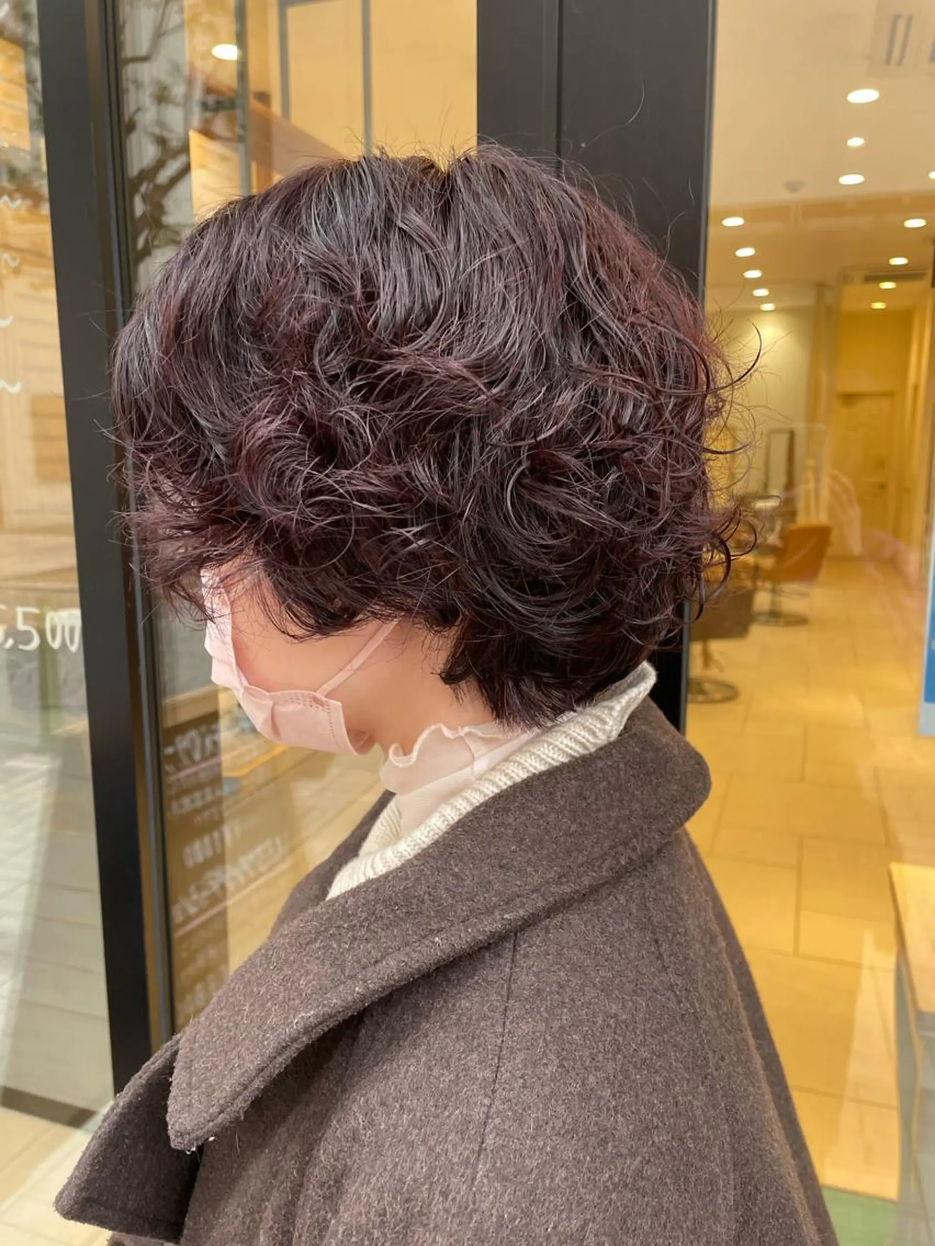 ショート カラー パーマ 🩵ANELA東口 齋藤琴音💚のマツエク・マツパデザイン