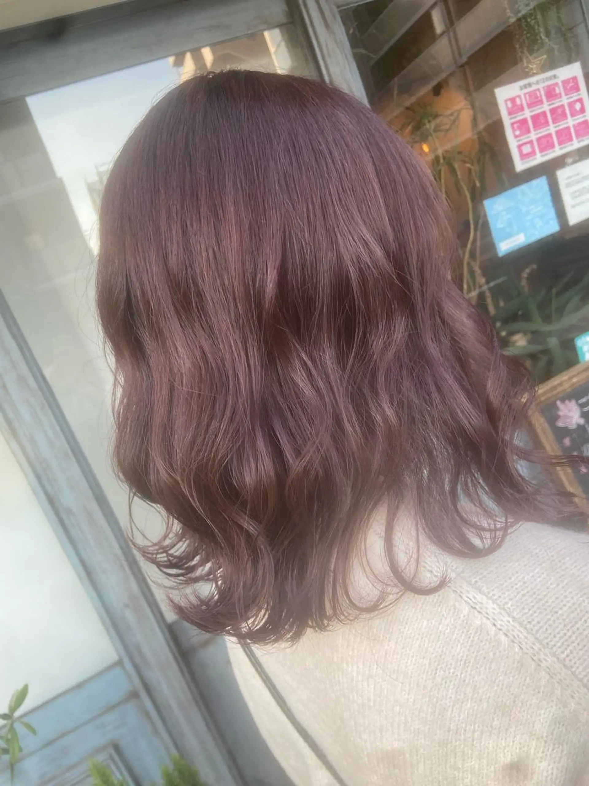 ミディアム ボブ/暖色/透明 感カラー/Sachiのヘアスタイル