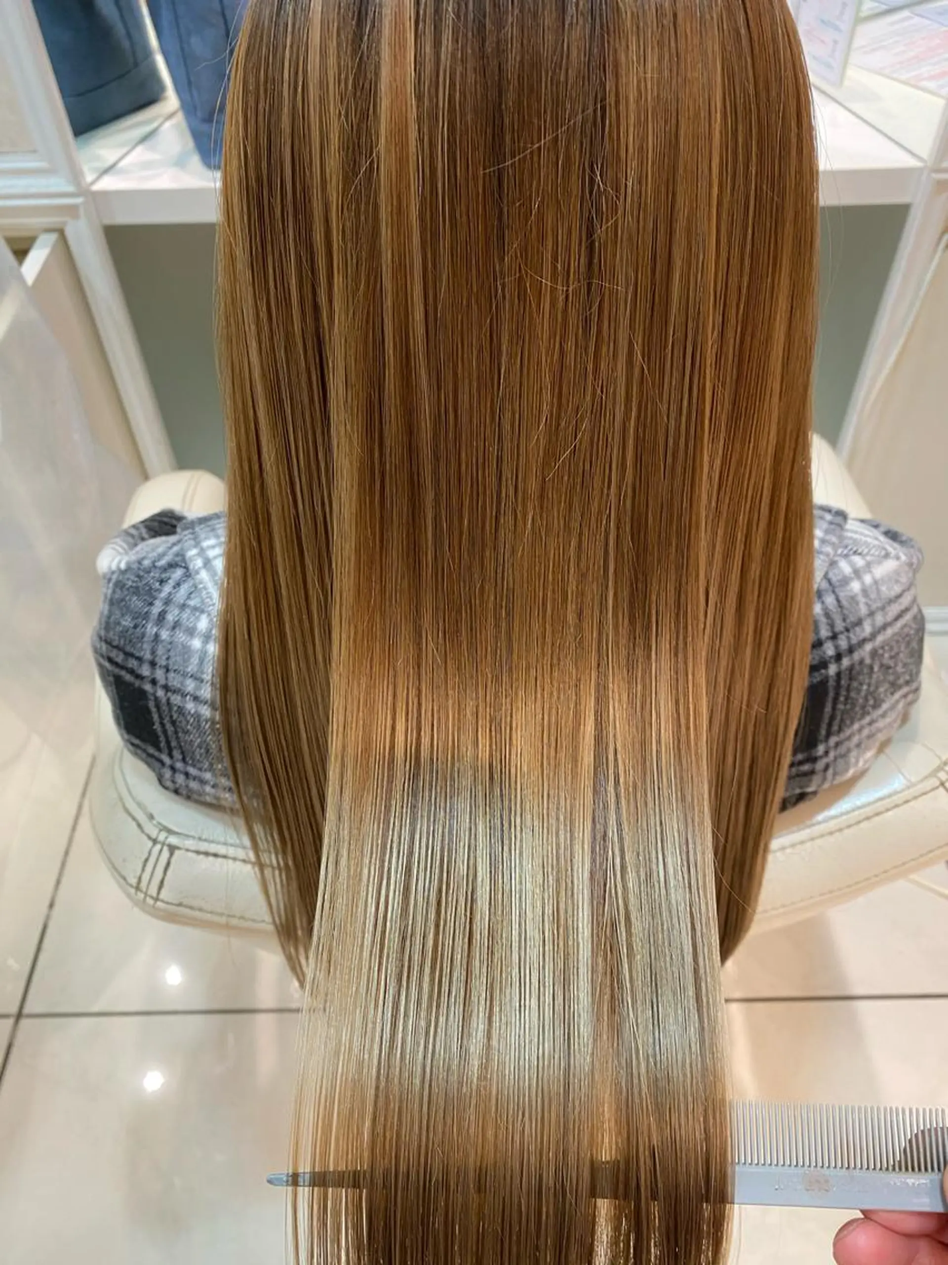 ロング カット 縮毛矯正 💎髪質改善/縮毛矯 正特化💎鈴木一寿のヘアスタイル