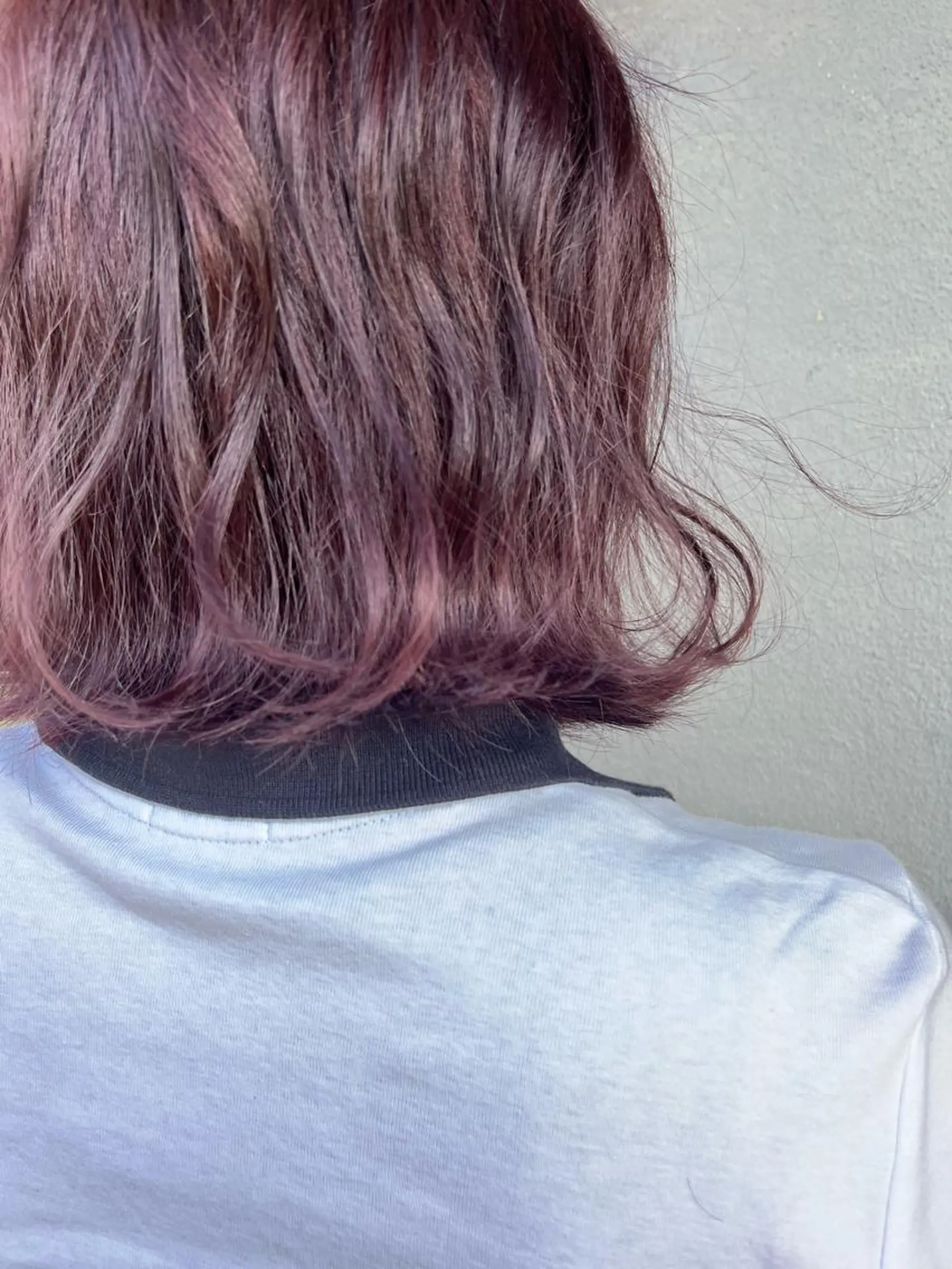 ミディアム カラー ブリーチ ハイトーンカラー ブリーチなしカラー ピンクカラー モリナガ ヒトミのヘアスタイル