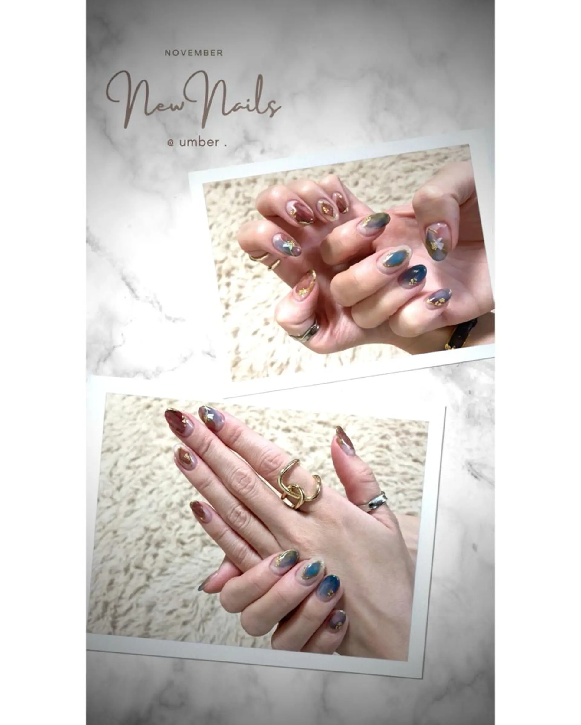 ネイル クリアネイル フットネイル フレンチネイル マグネットネイル メンズネイル ハンドネイル umber 三茶1分のネイルデザイン