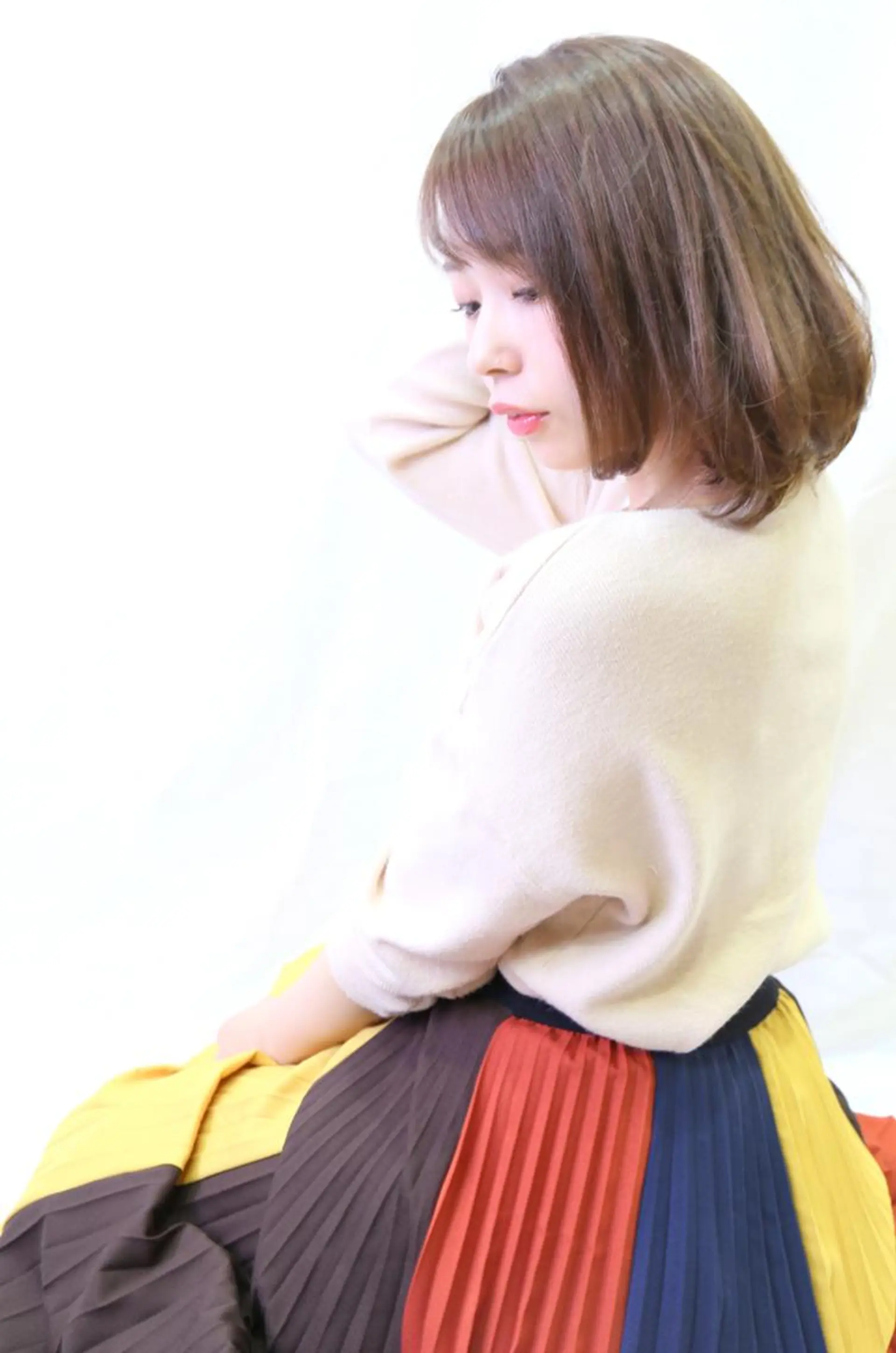 ショート カット ヘアカラー トリートメント HAIR BRAND Link トアロードのヘアスタイル