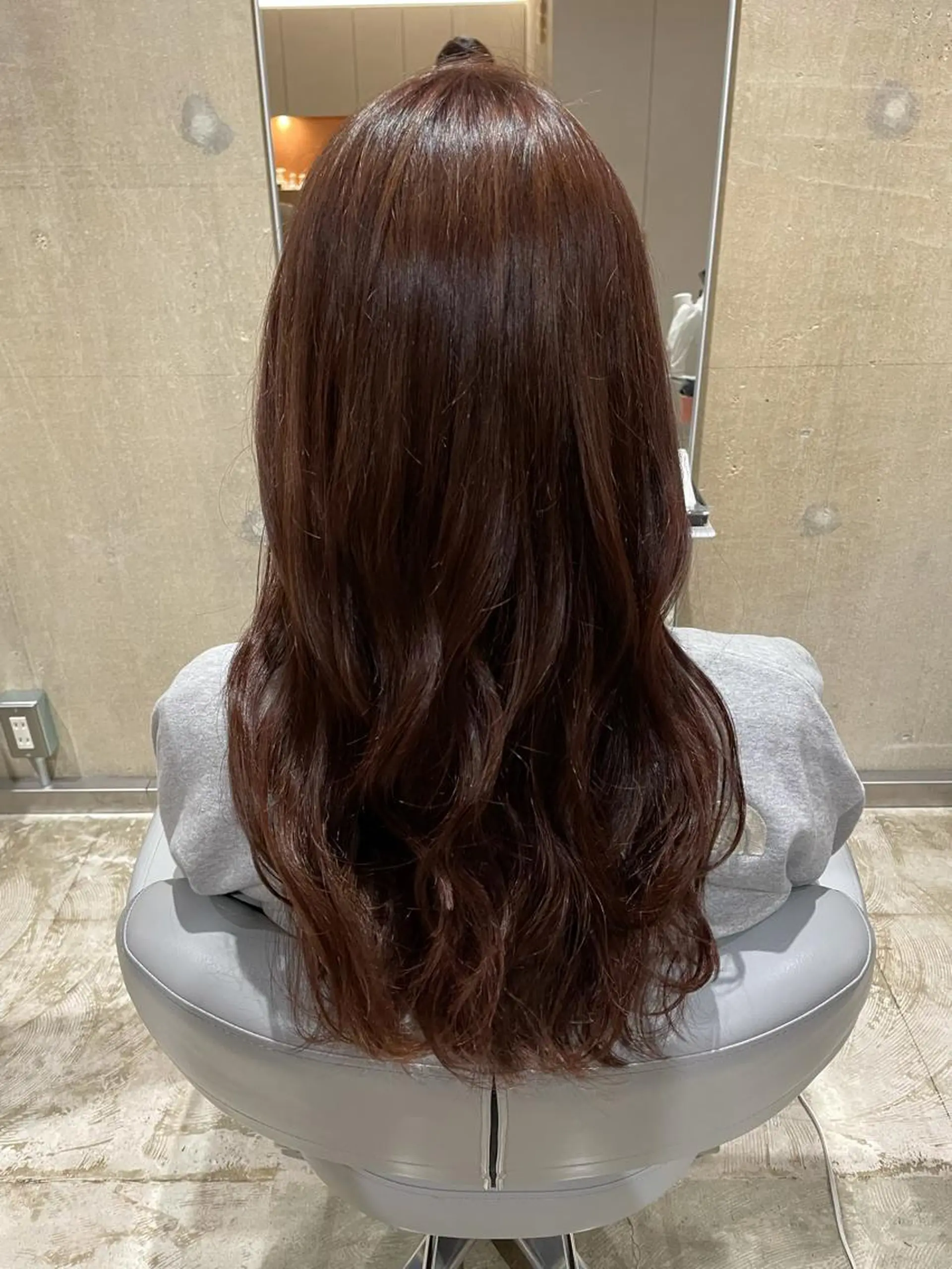 ロング カラー ブラウンカラー 韓国ボブ👩🇰🇷 小野絢未のヘアスタイル