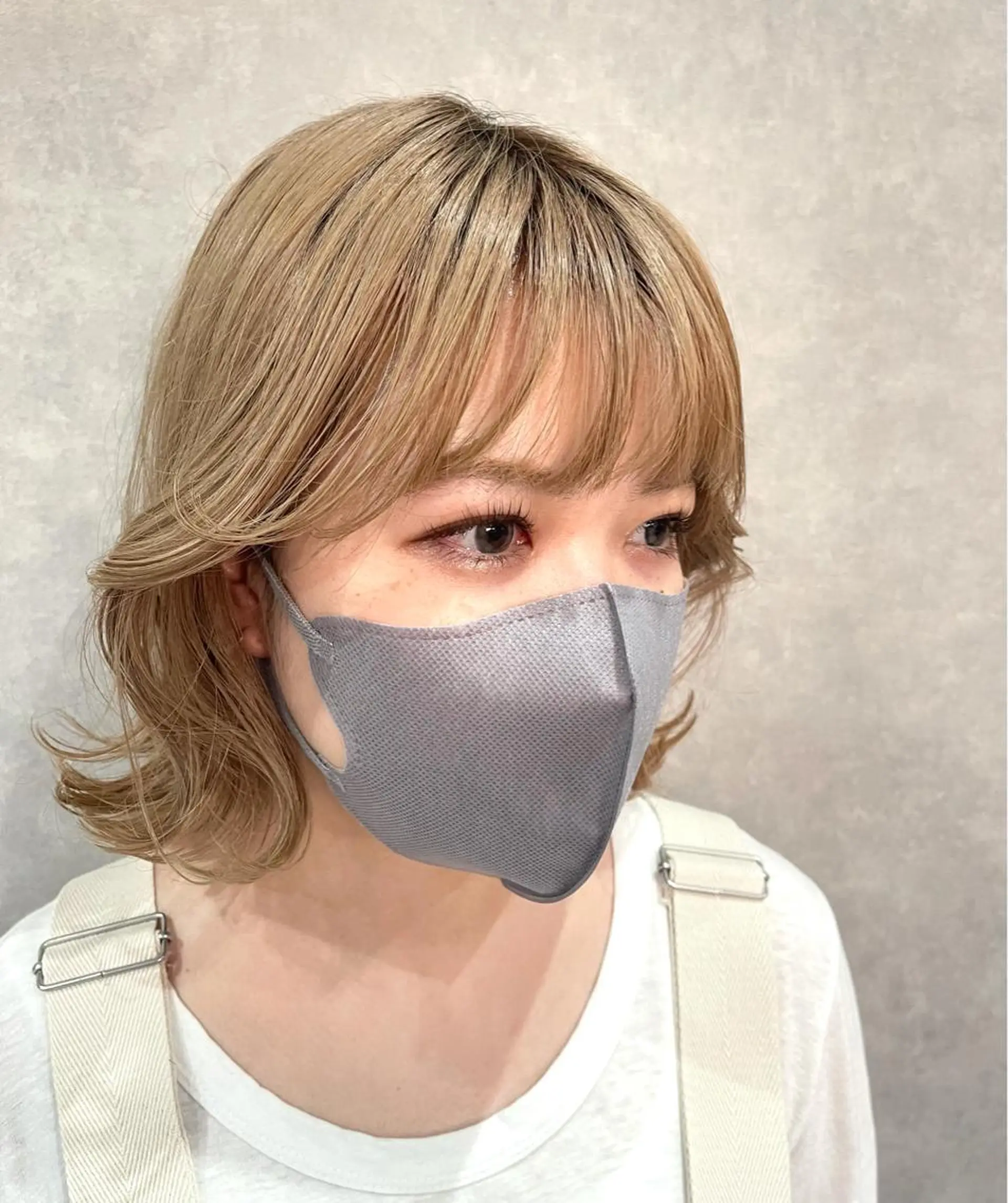 ショート カラー ハイトーンカラー ボブ カット ヘアカラー トリートメント 一ノ瀬 暁のヘアスタイル