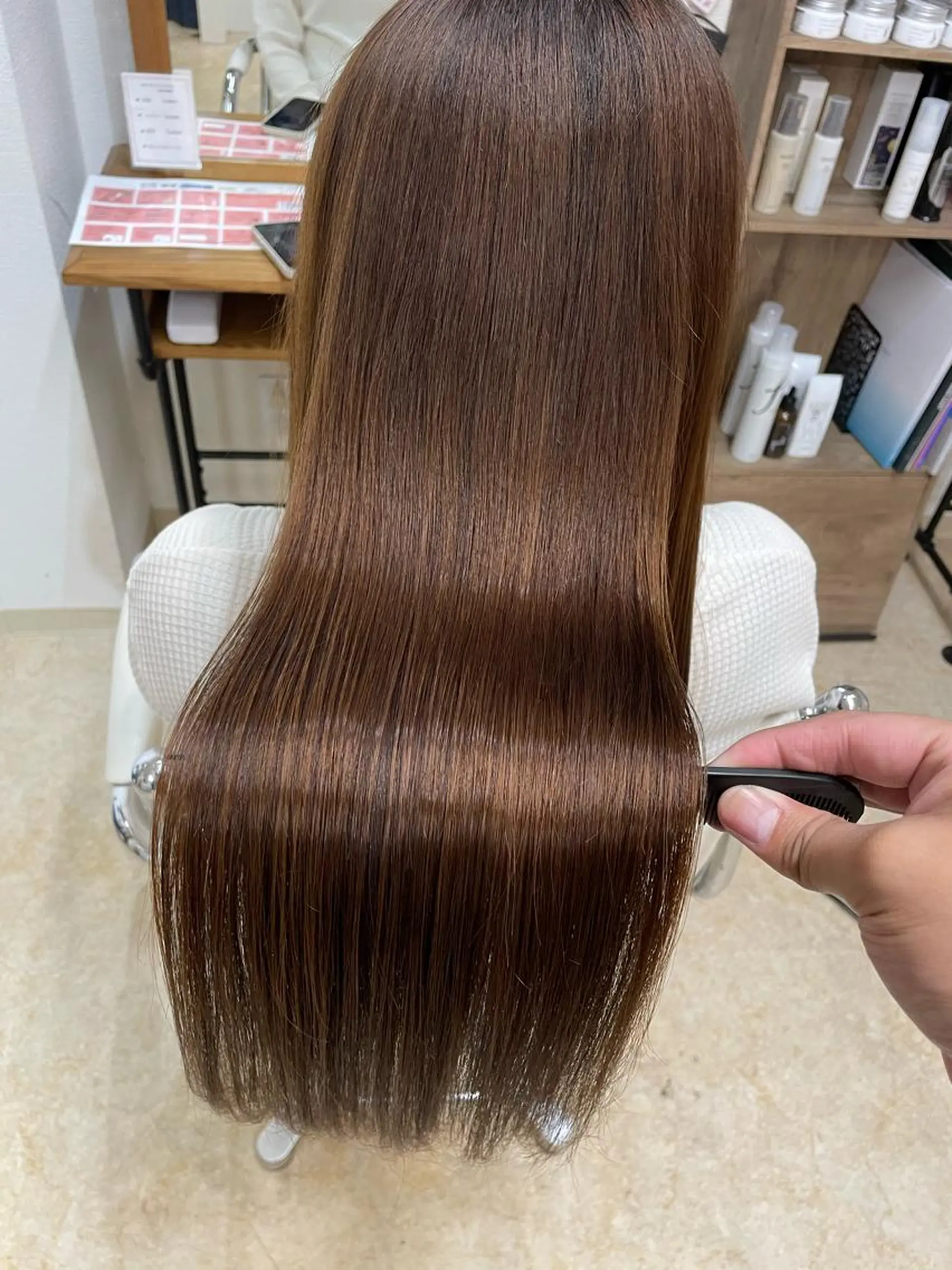 ロング カラー カット ヘアカラー トリートメント ケアブリーチ /髪質 改善/古橋圭史郎のヘアスタイル