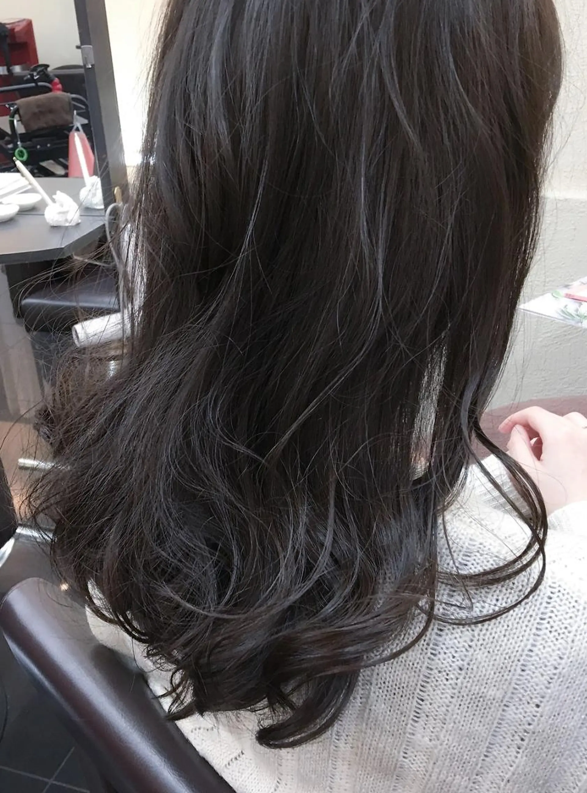 ロング 外国人風カラー ハイライト レイヤーカット 髪質改善&韓国風特化 型サロン ミシェリーのヘアスタイル