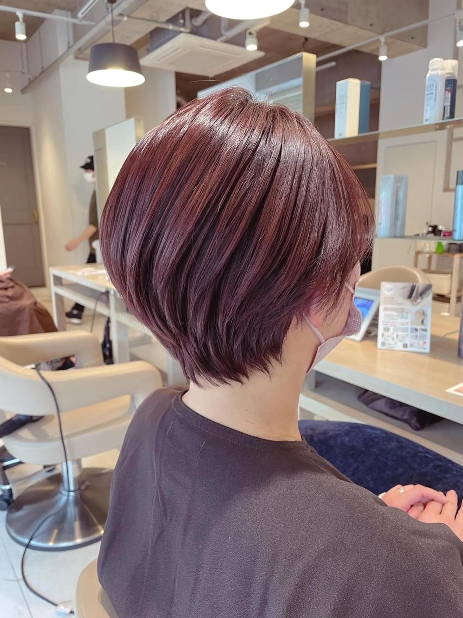 ショート カット ヘアカラー 当日予約◎/縮毛矯正 /艶カラー/雨森大晃のヘアスタイル