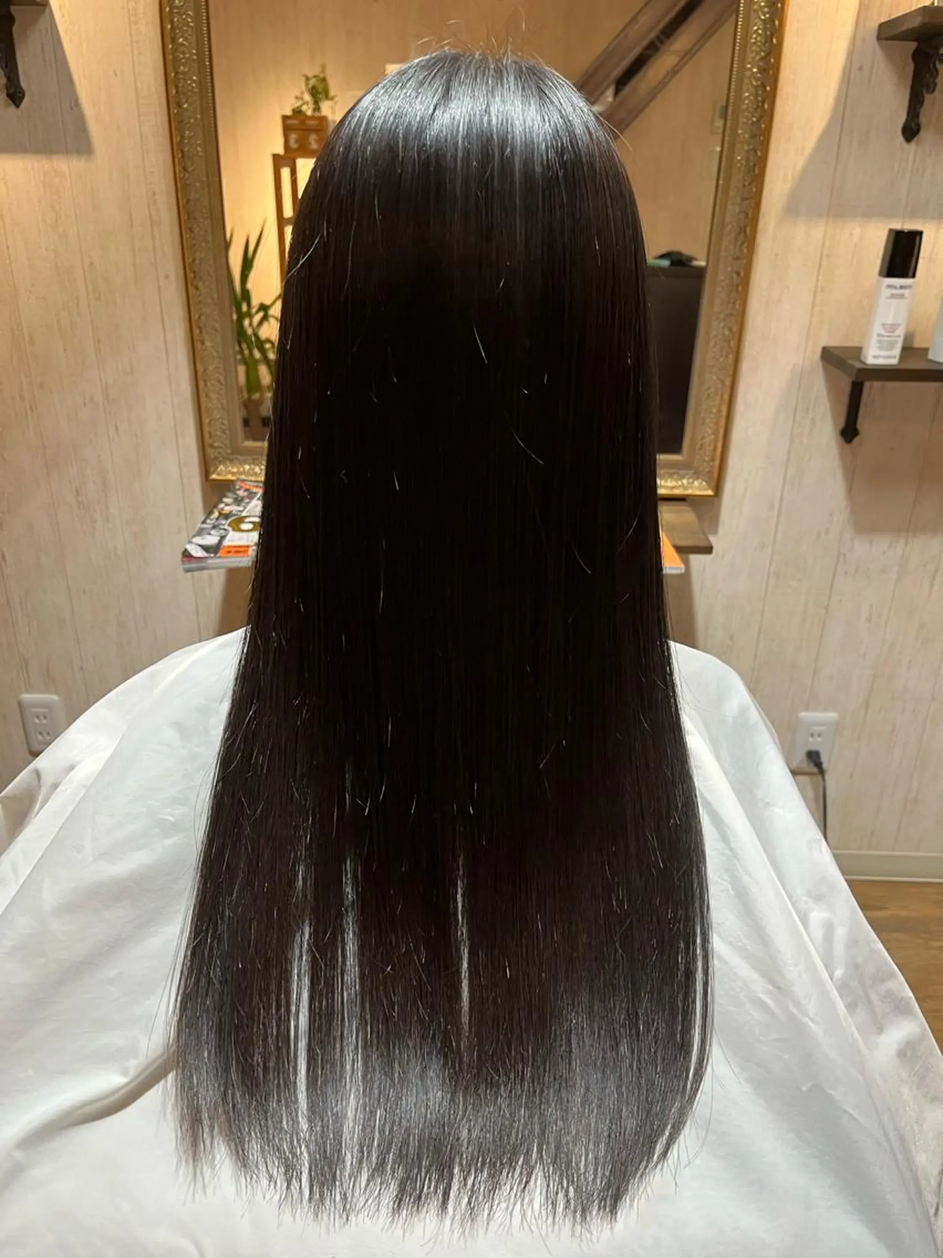 ロング 縮毛矯正 縮毛矯正 . Lｉｅのヘアスタイル