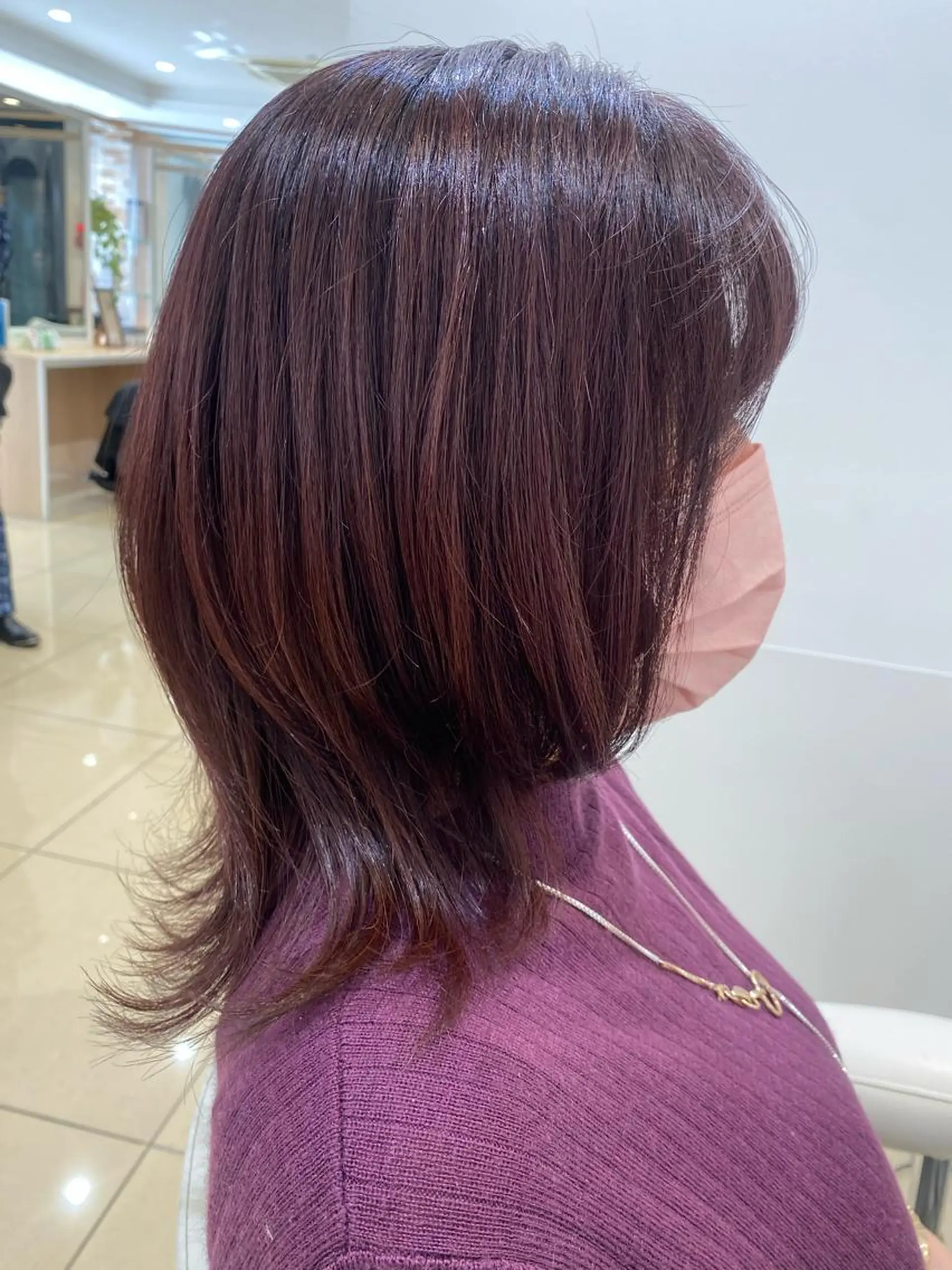 ミディアム カラー 🩵波巻き/ツイスパ HARU💎のヘアスタイル