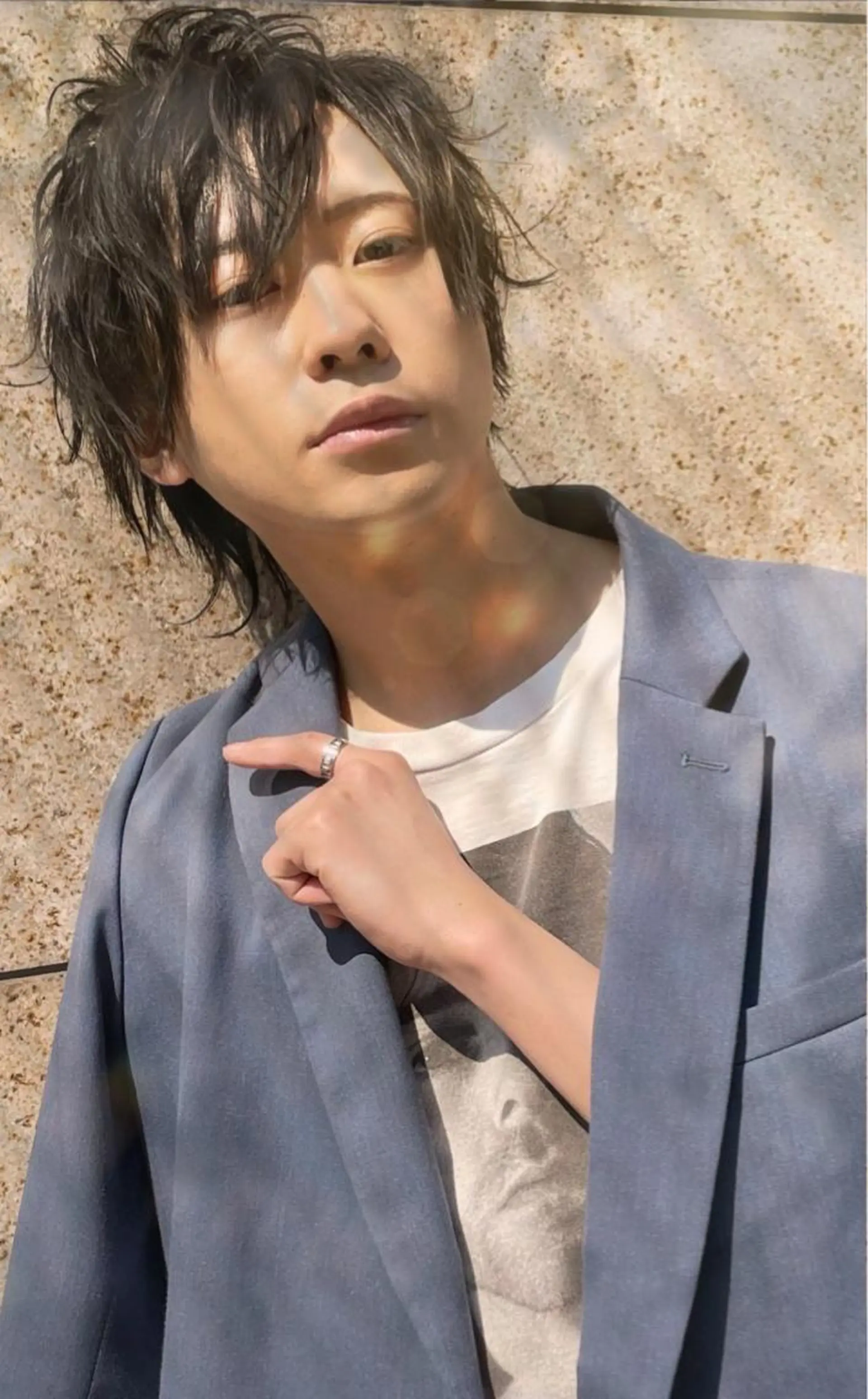 ミディアム メンズ メンズウルフカット 外ハネヘア ウルフカット カット 骨格整形カット/ ショート✂️堀夢哉のヘアスタイル