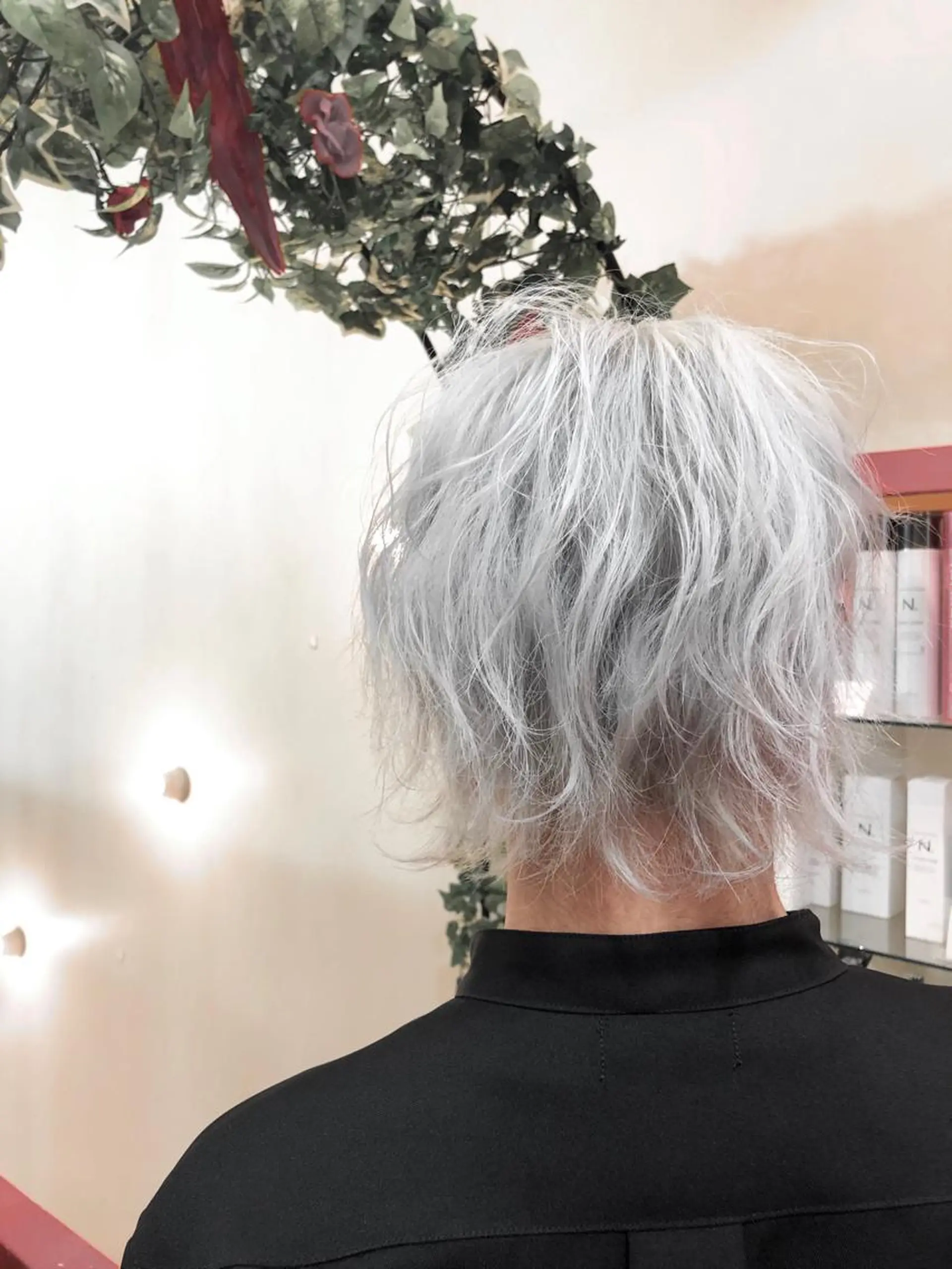 メンズ ヘアカラー ゆぴ☾‪/推しカラー /ハイトーンのヘアスタイル