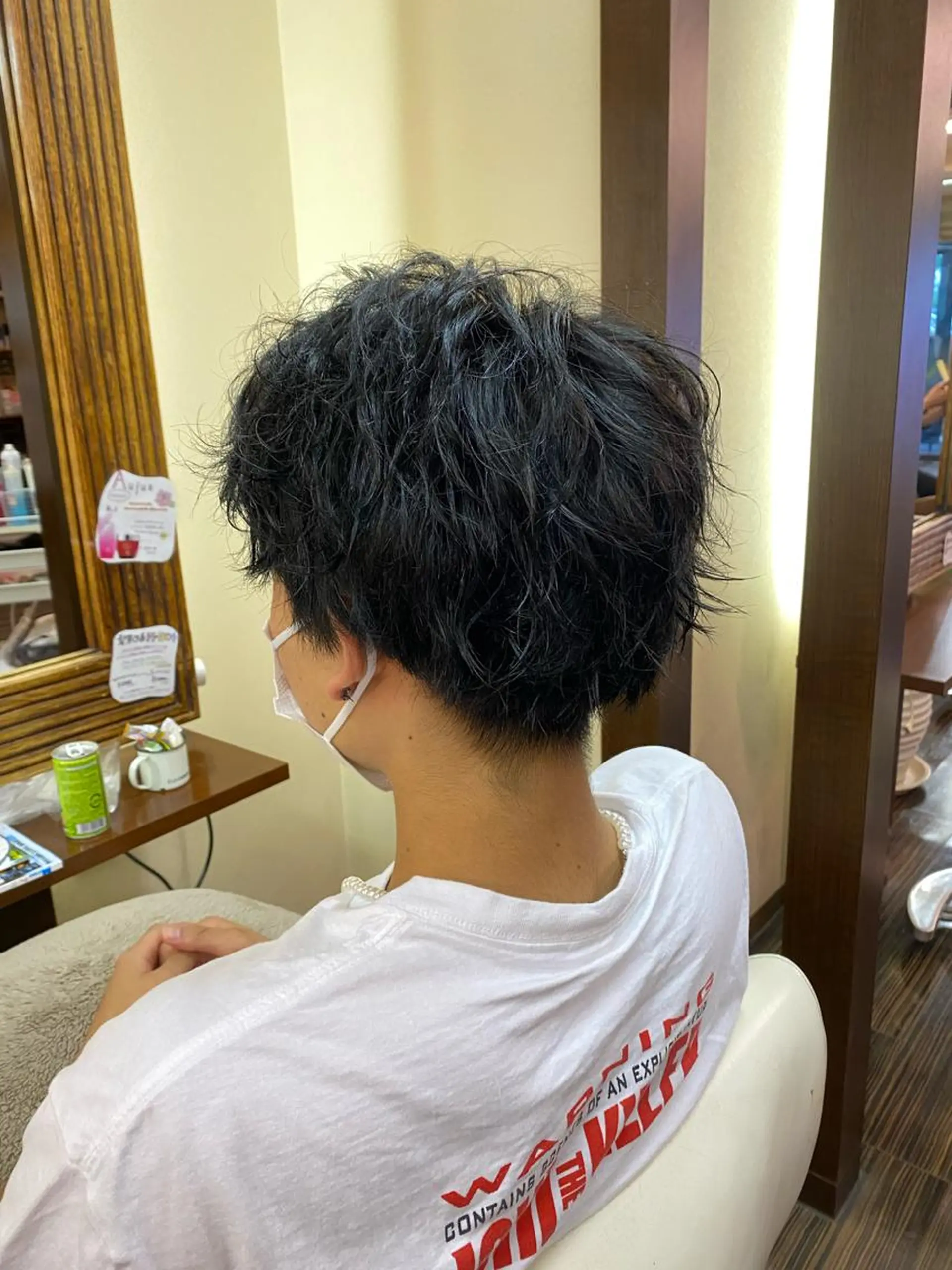 ショート カラー メンズ 加藤 瑠美のヘアスタイル