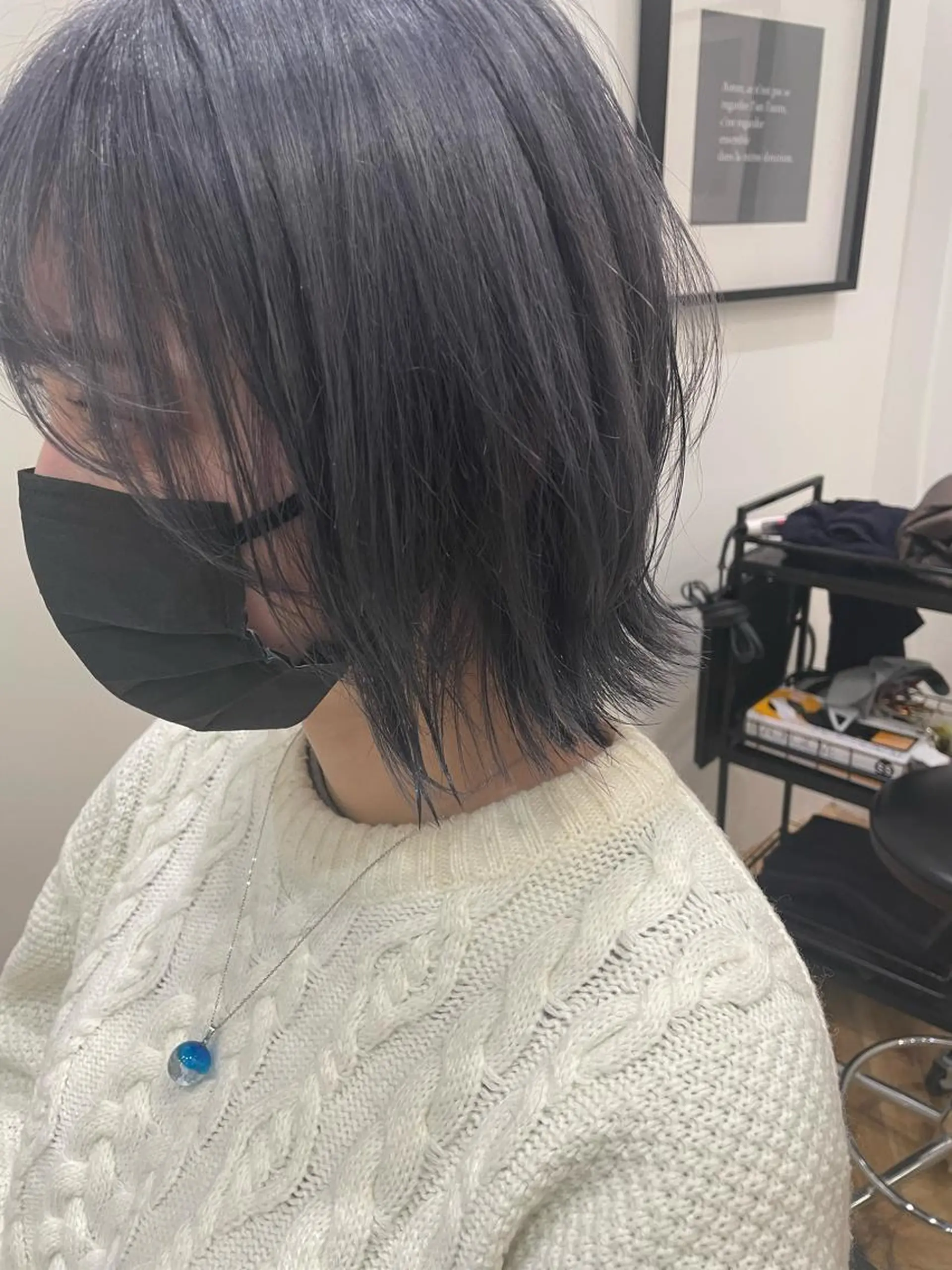 ショート カット ヘアカラー トリートメント Zina 札幌 harukaのヘアスタイル