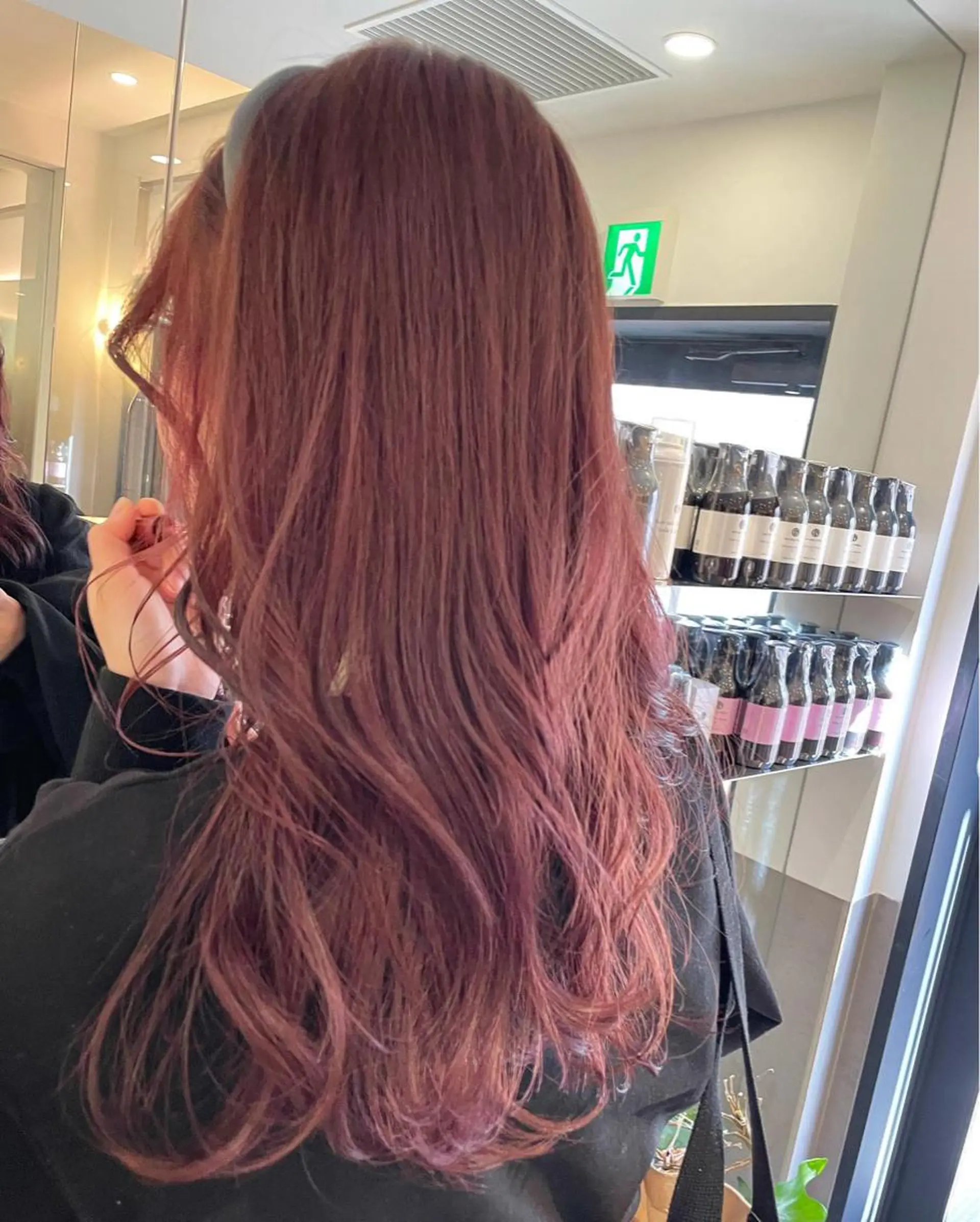 ロング カラー ヘアカラー トリートメント ヘッドスパ ヘアセット 🪞透け感&韓国ヘア 🪞honokaのヘアスタイル
