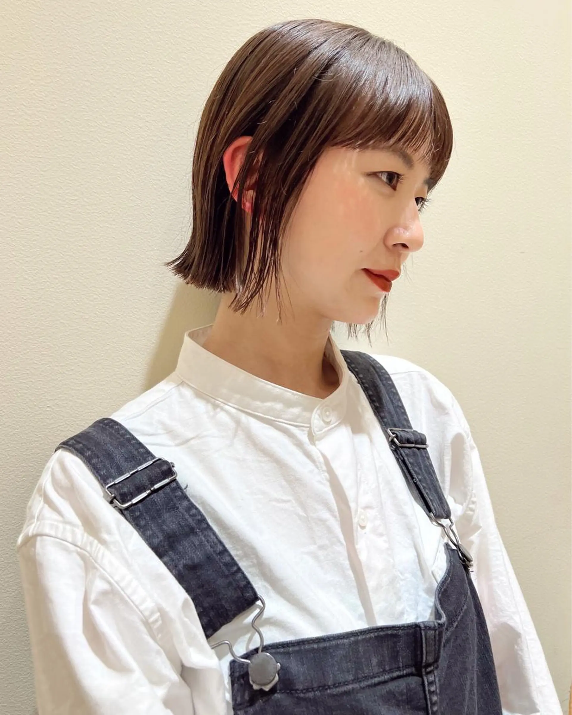 ショート ボブ 守屋 瞳子のヘアスタイル