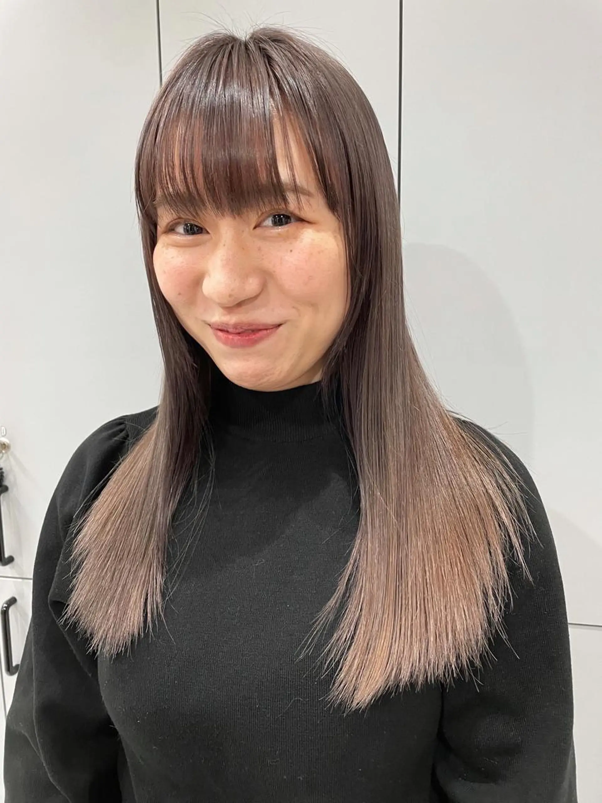 ロング カラー カット ヘアカラー トリートメント 狩野 羅夢のヘアスタイル