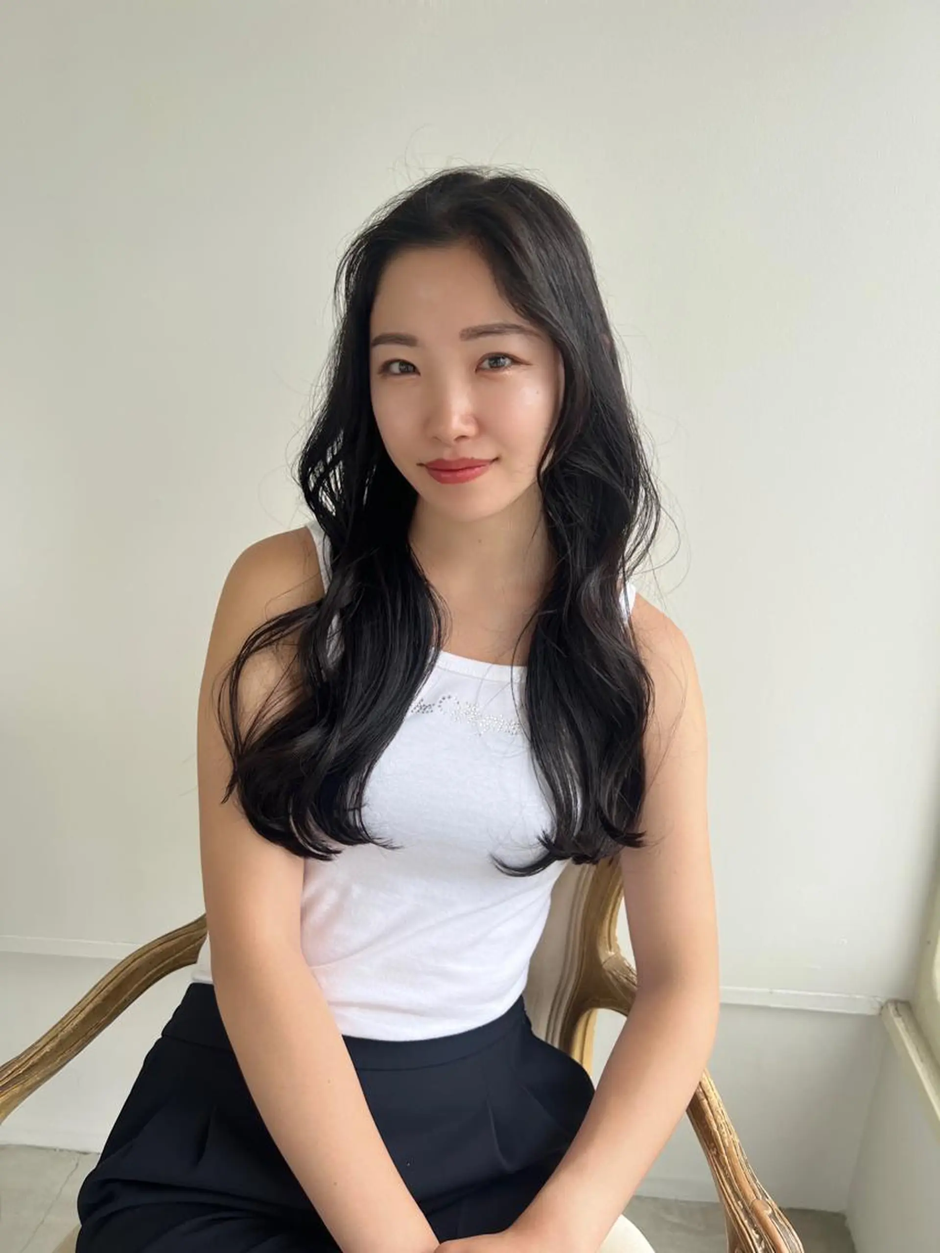 ロング カラー ヘアアレンジ 🧊🪞透明感カラー himeのヘアスタイル