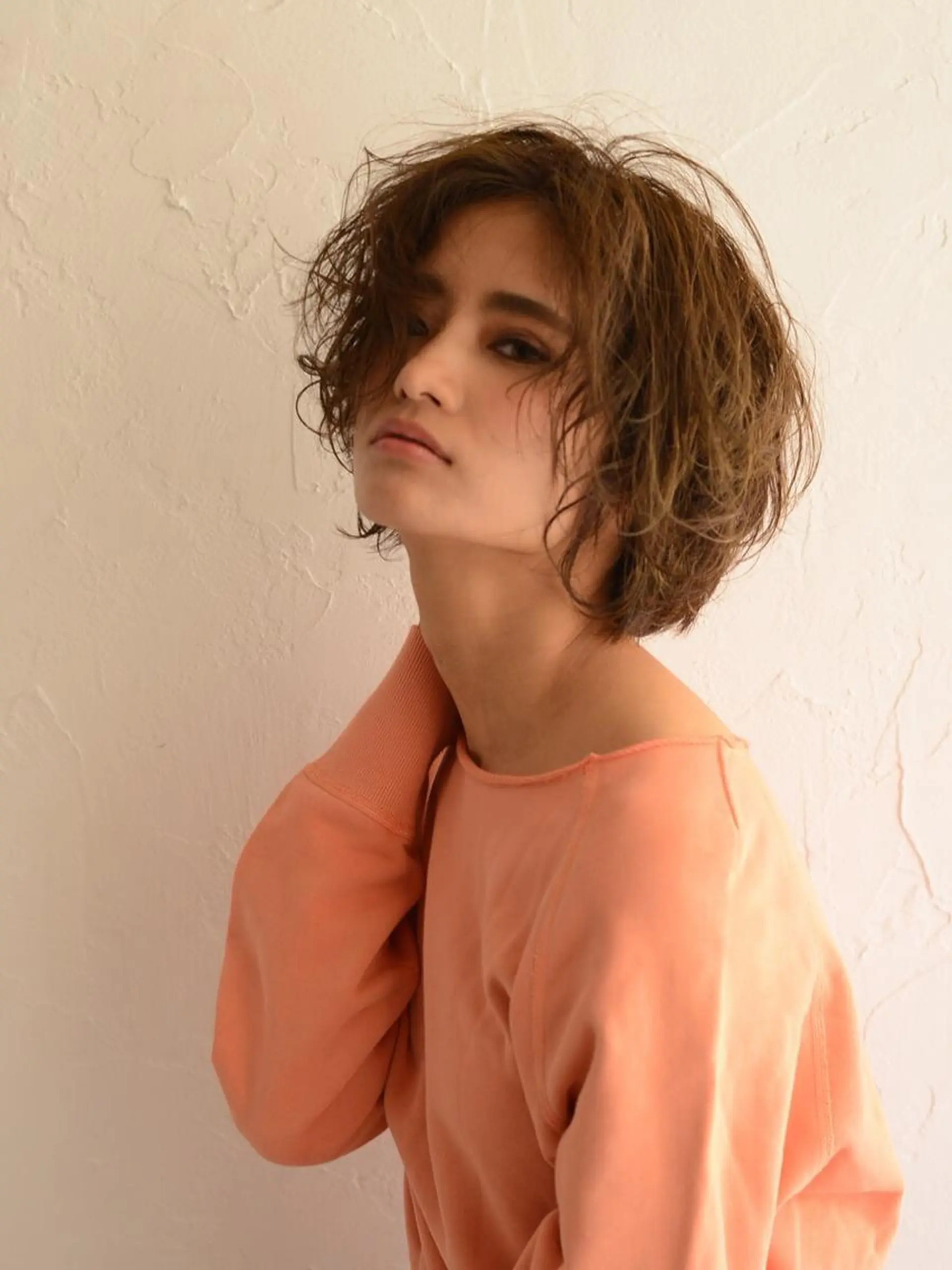 ショート カラー パーマ アートディレクター のぐちのヘアスタイル