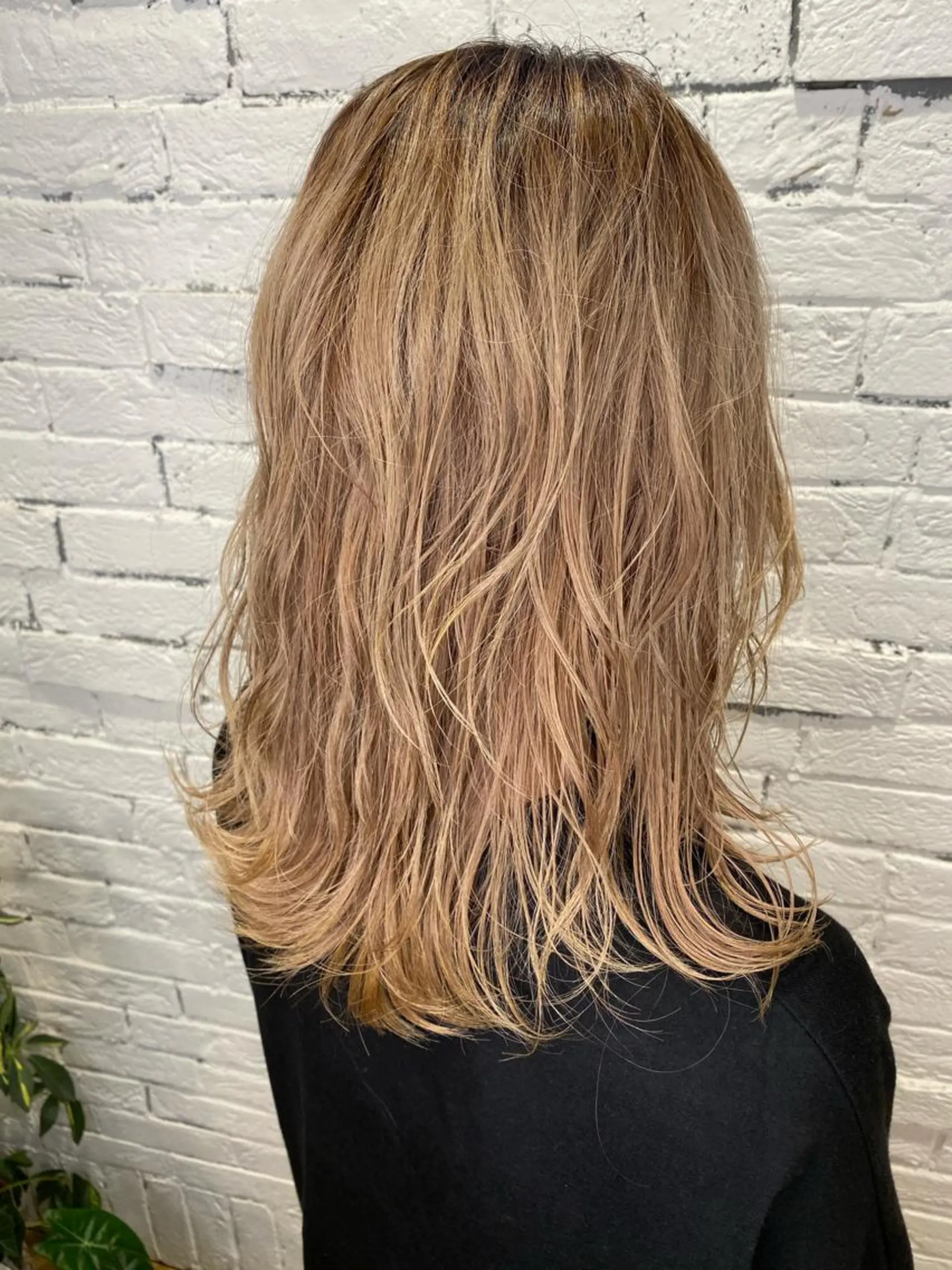 カラー 前田 輝のヘアスタイル