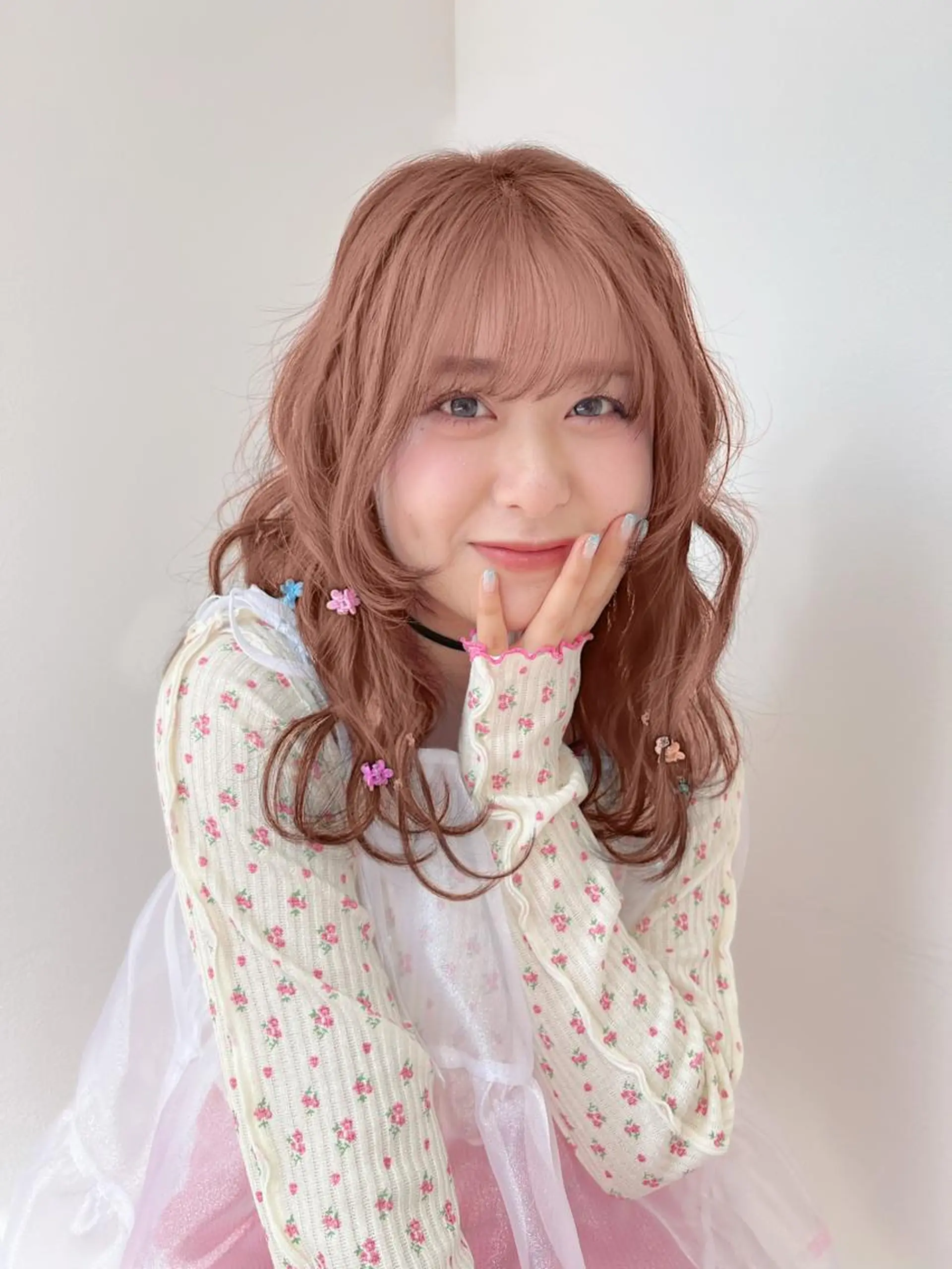 ロング ナナ♡レイヤーカット ♡似合わせカラーのヘアスタイル