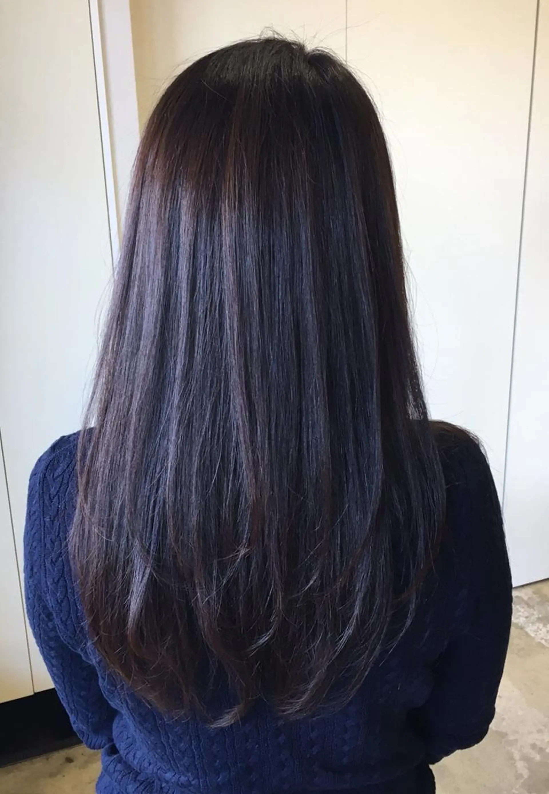 ロング カラー アッシュ mu ku.のヘアスタイル