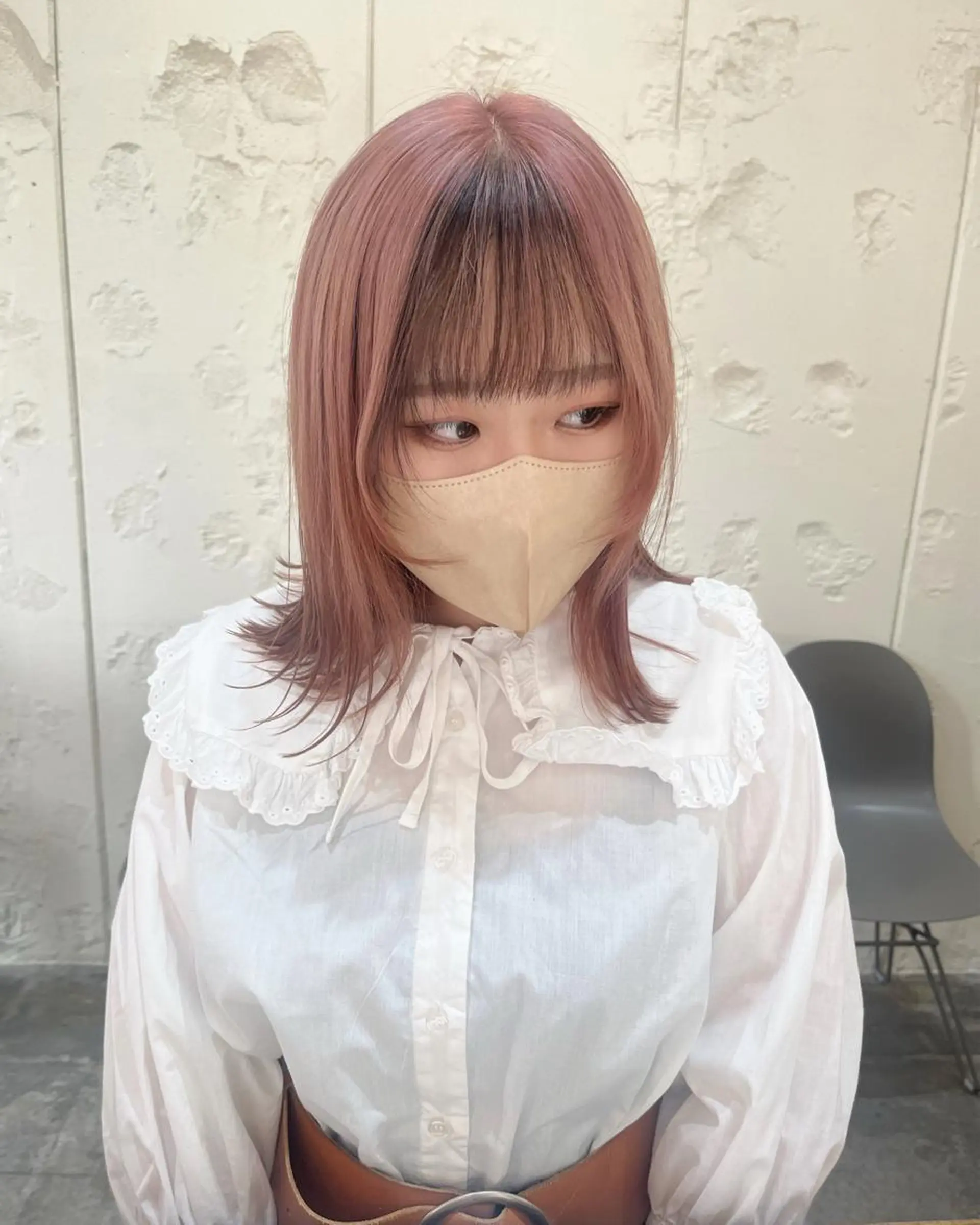 セミロング カラー SALOWIN町田所属・ハイトーン🦢 Natsumiのヘアスタイル