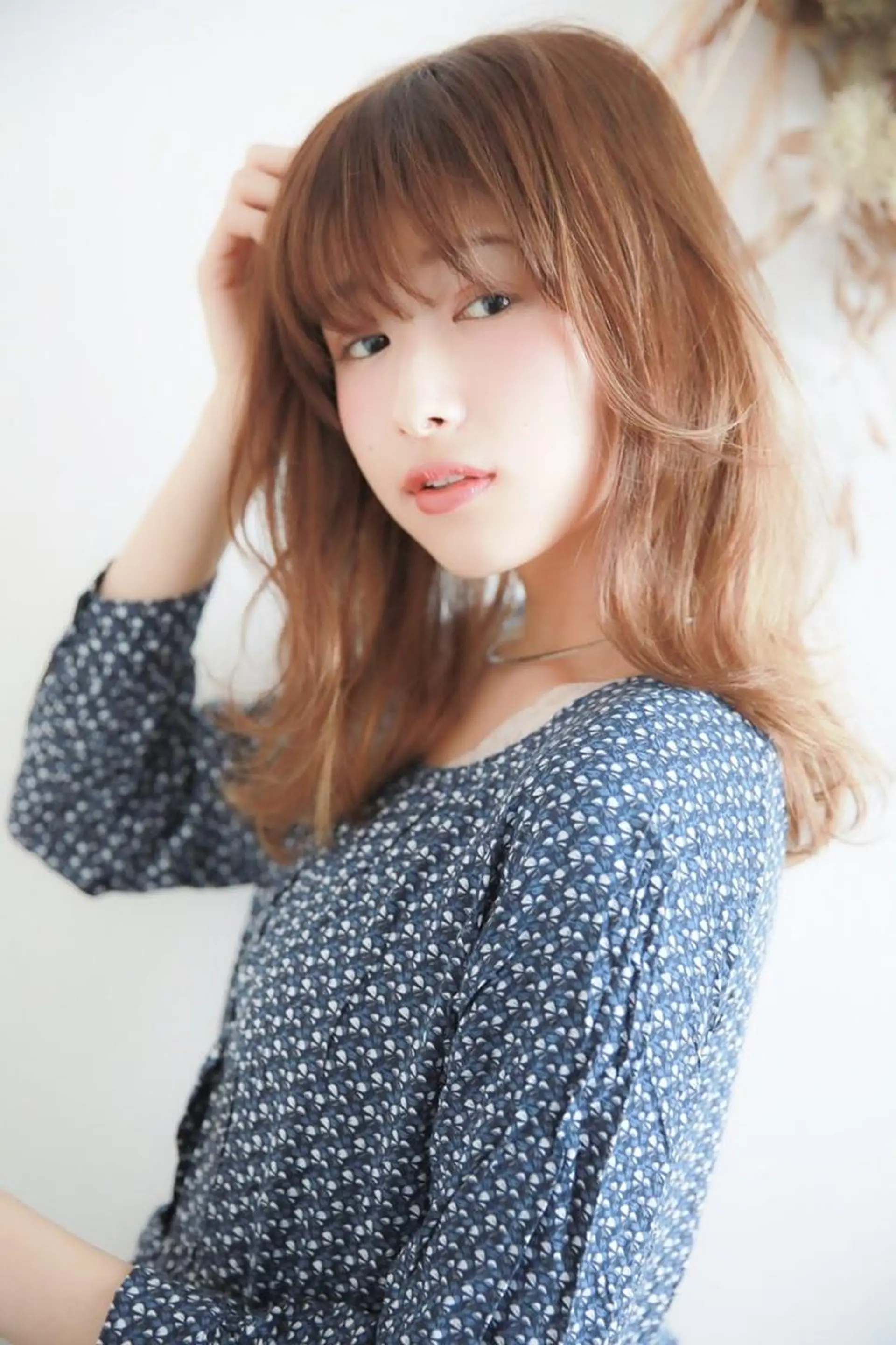 ミディアム カラー マツエク・マツパ 横浜Bob美容師🤎 ERINAのヘアスタイル