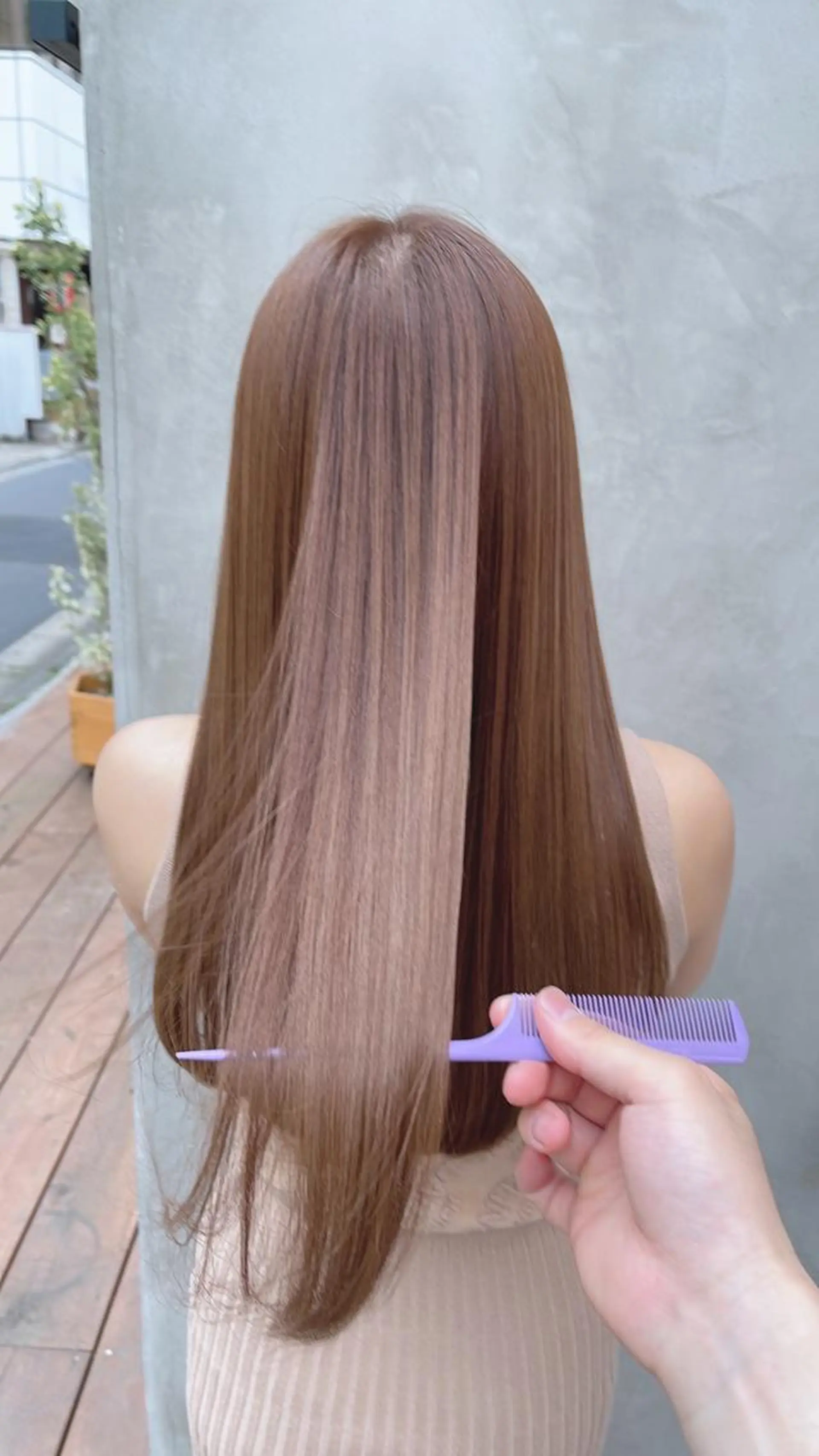 ロング 中顔面短縮 顔まわり新田大翔のヘアスタイル