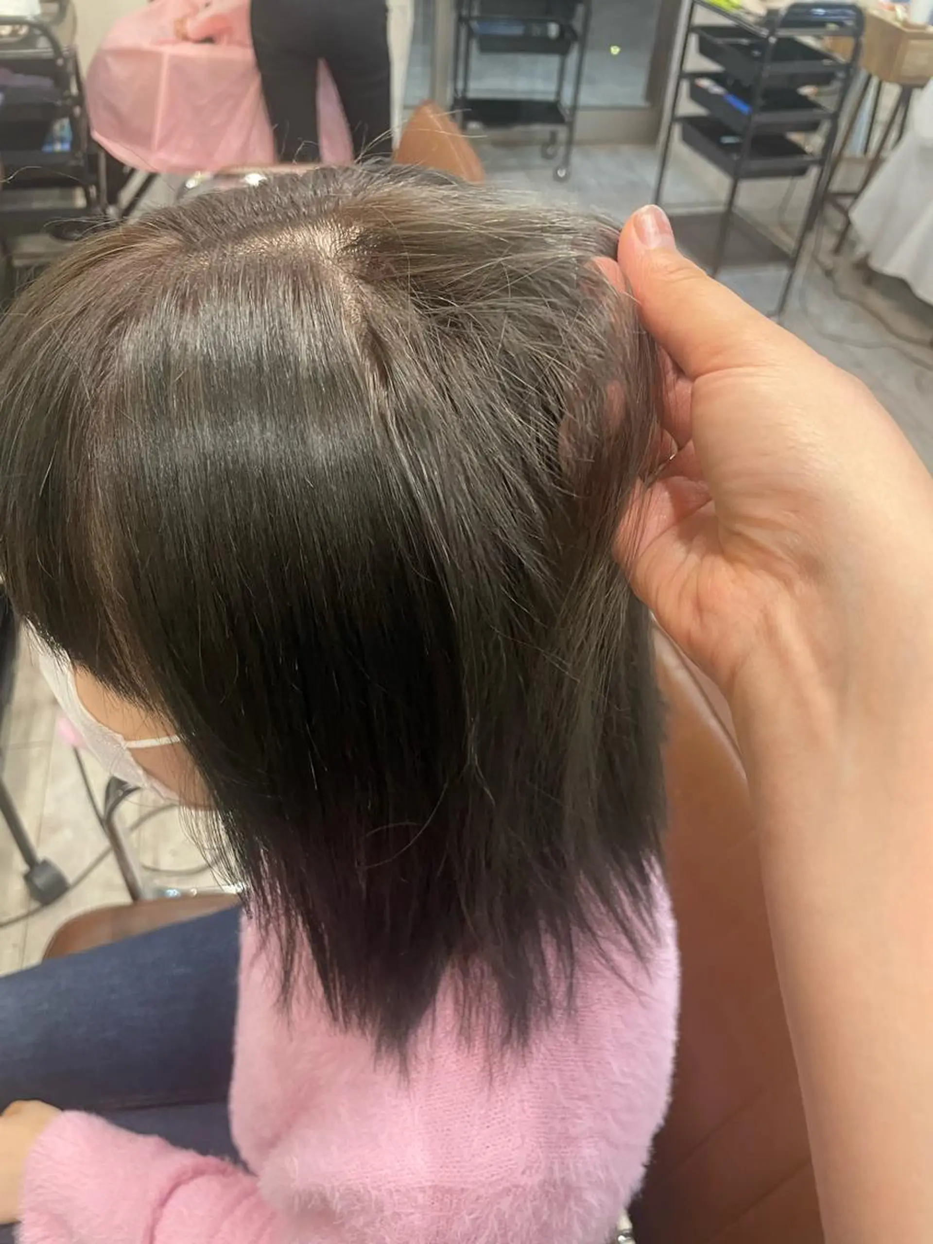 ミディアム カラー カット ヘアカラー トリートメント レイヤー/高橋 みく /池下/千種のヘアスタイル