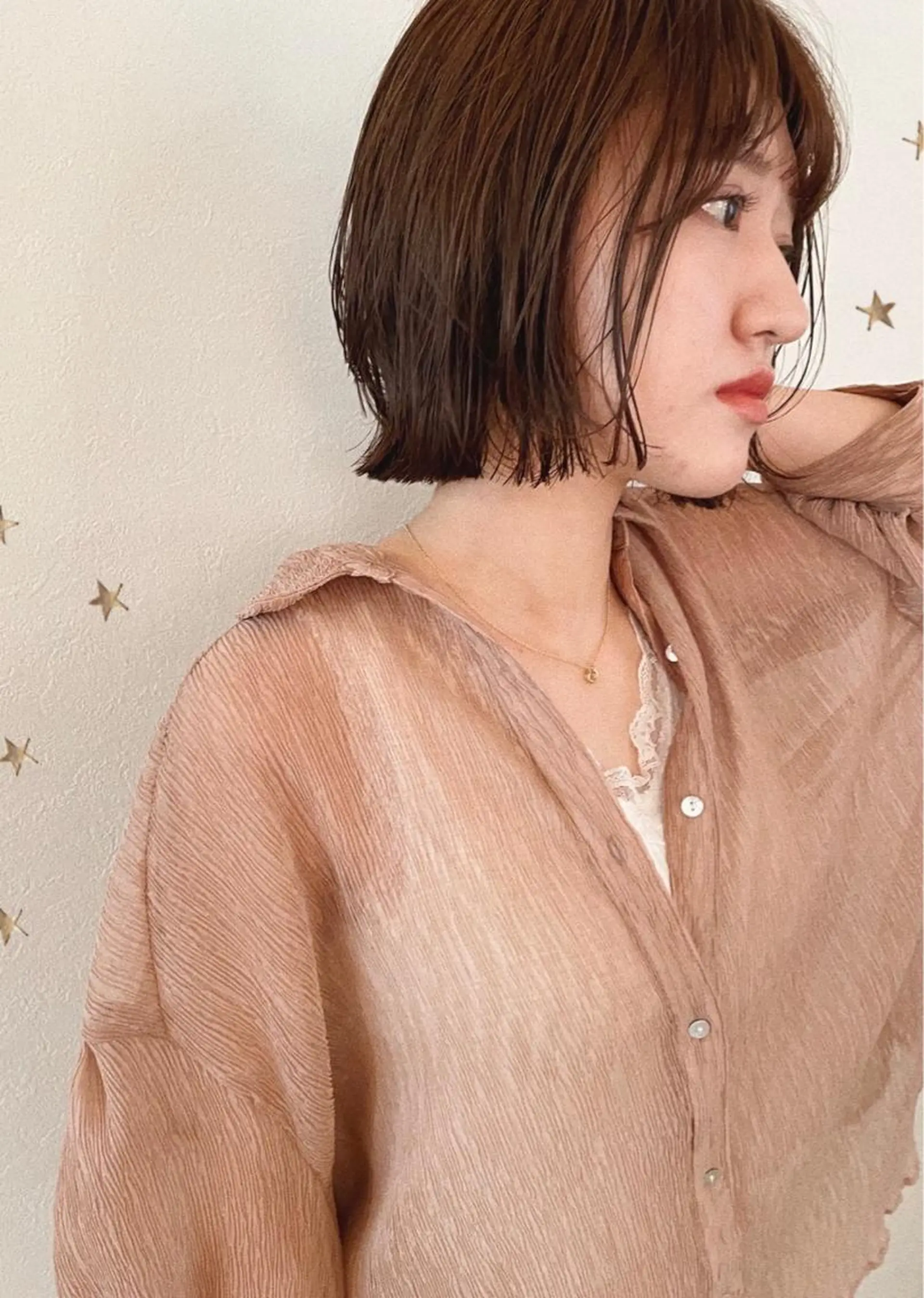 ショート カラー カット ヘアカラー 市川 千夏のヘアスタイル