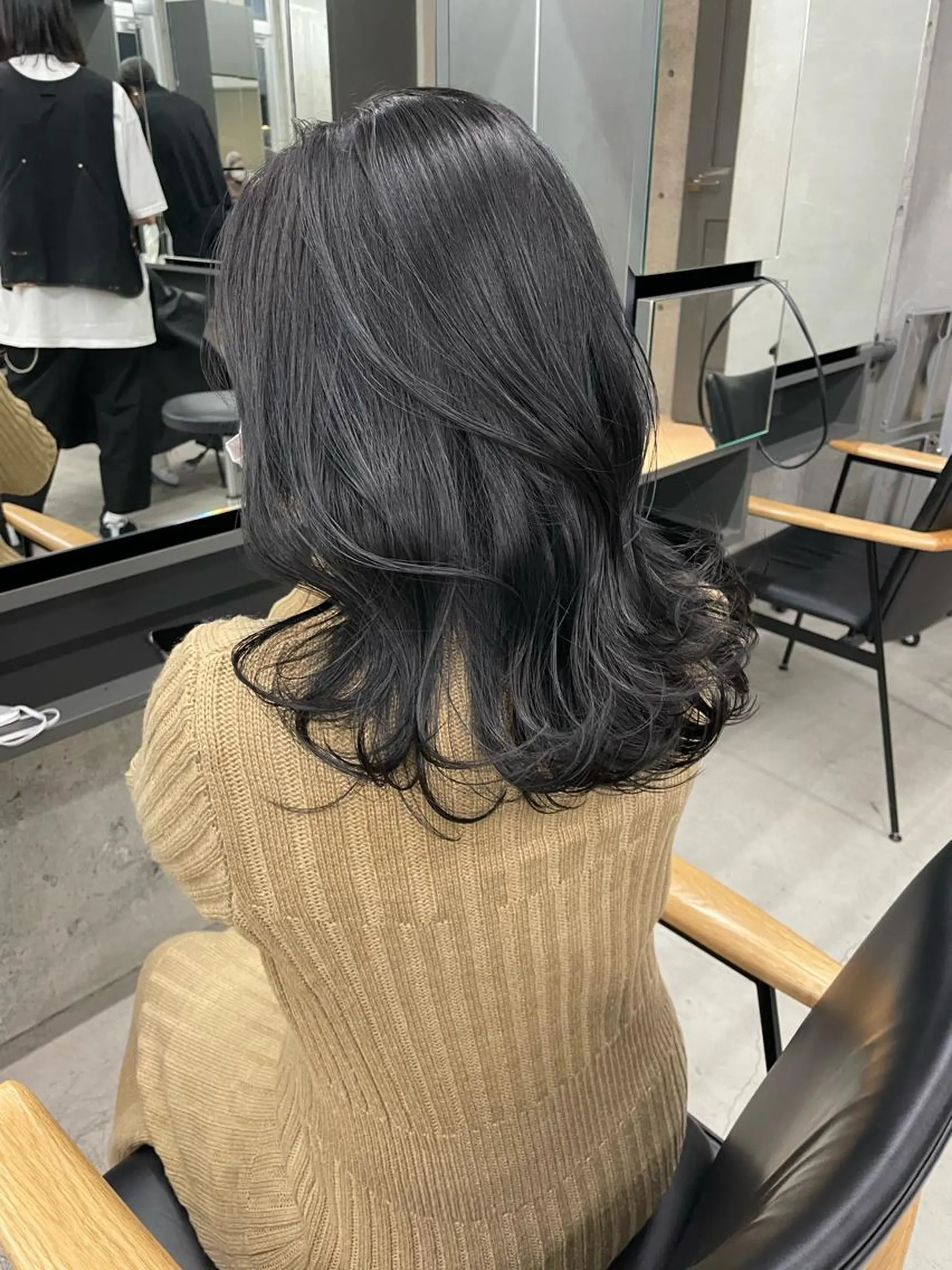 ミディアム カラー カット ヘアカラー 佐伯 和佳のヘアスタイル