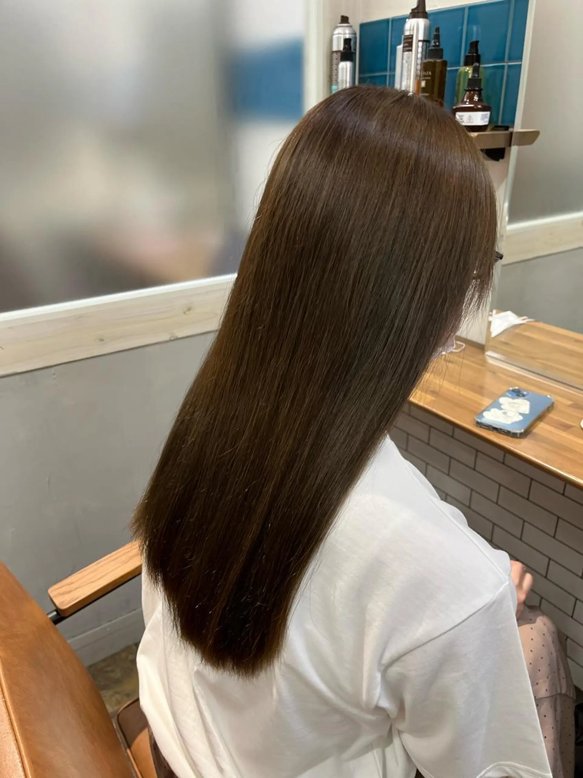 ロング カラー アッシュ アッシュブラウン ブラウンカラー 🫧tomoka 透明感カラー🫧のヘアスタイル