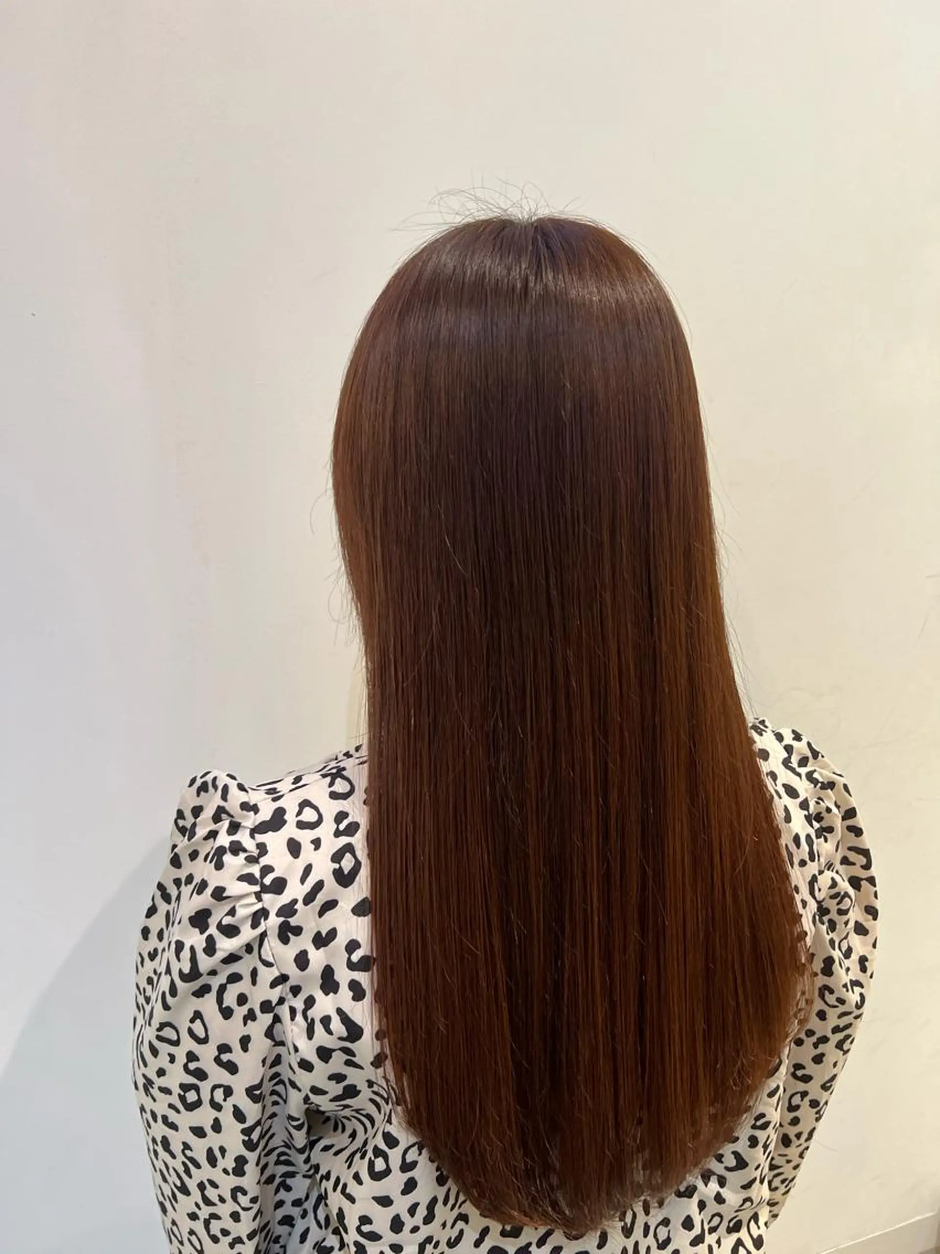 ロング カラー カット ヘアカラー トリートメント ブリーチしない暖色 カラー🥀杉 優菜のヘアスタイル