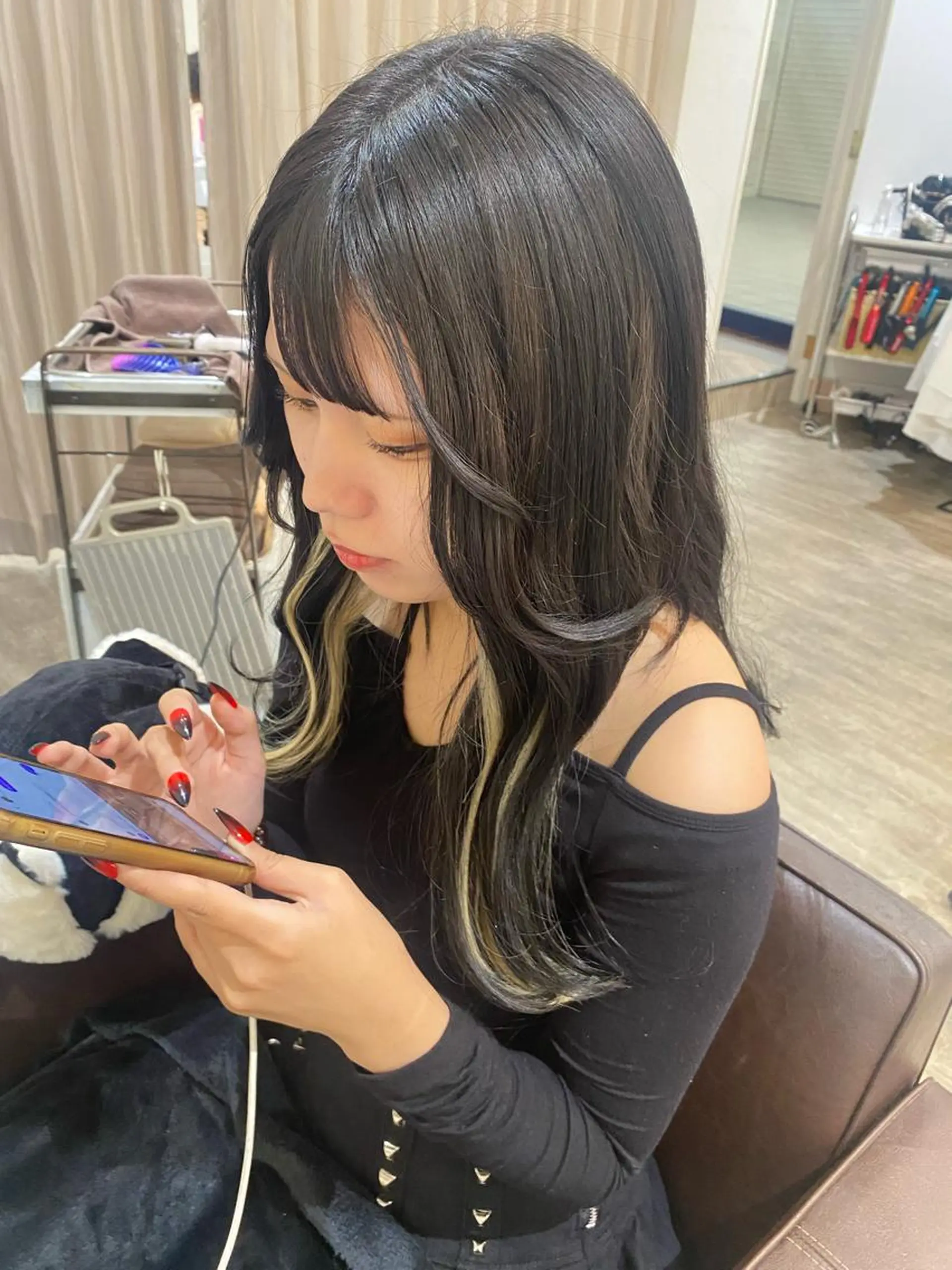 ロング 前橋 姫奈のヘアスタイル