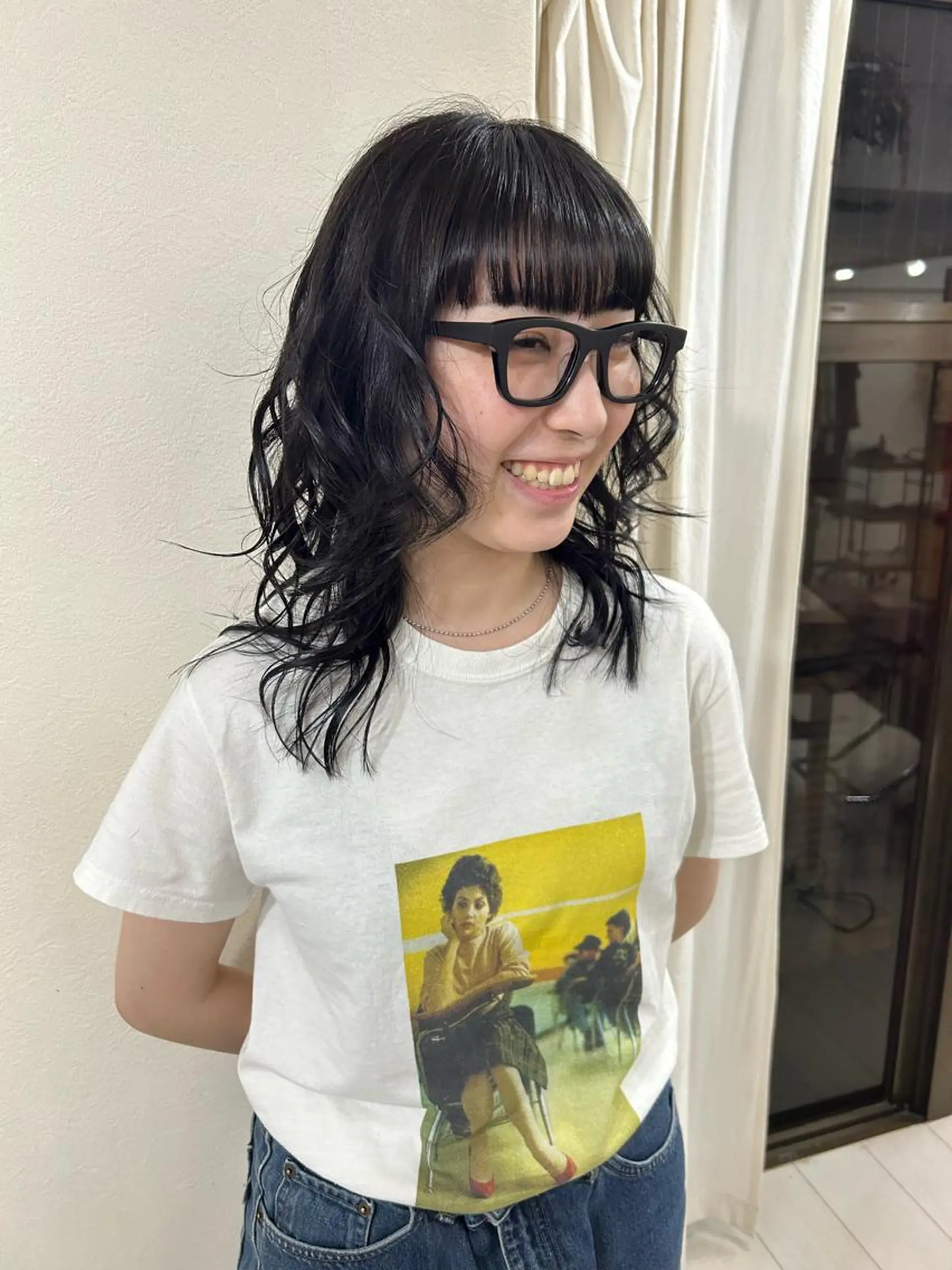 セミロング カラー ヘアアレンジ ☕️結【suii.】 ボブ/ヘアセット☕️のヘアスタイル