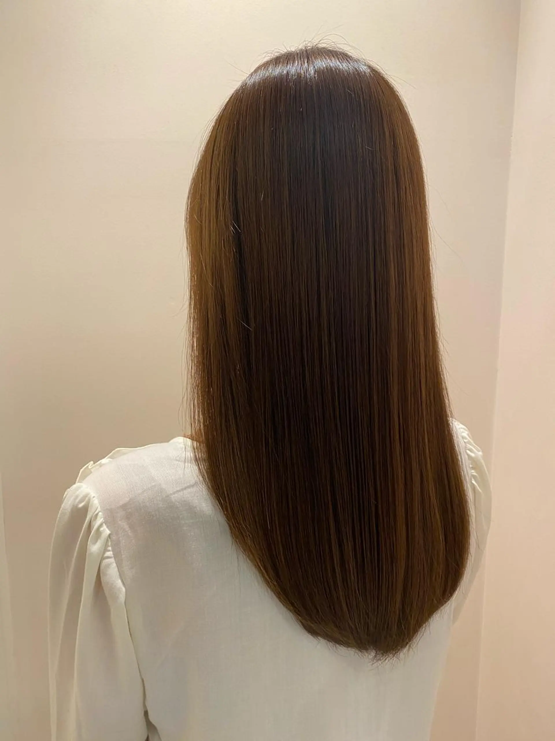 セミロング パーマ ヘアカラー トリートメント 🪽羽エク/Ash 店長/折目奈央🪽のヘアスタイル