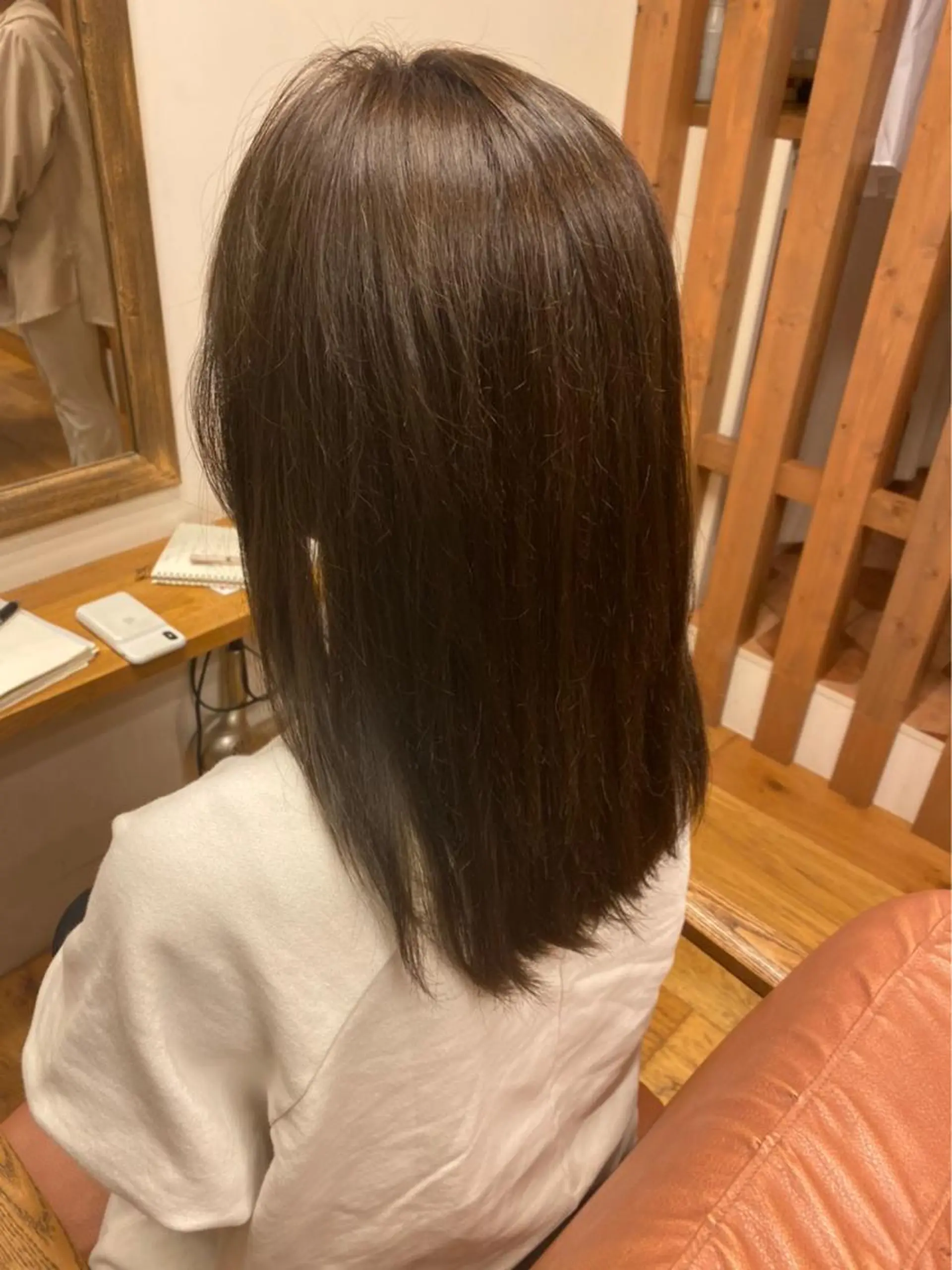 ミディアム カラー グレージュ 似合わせ特化 /馬場 翼のヘアスタイル