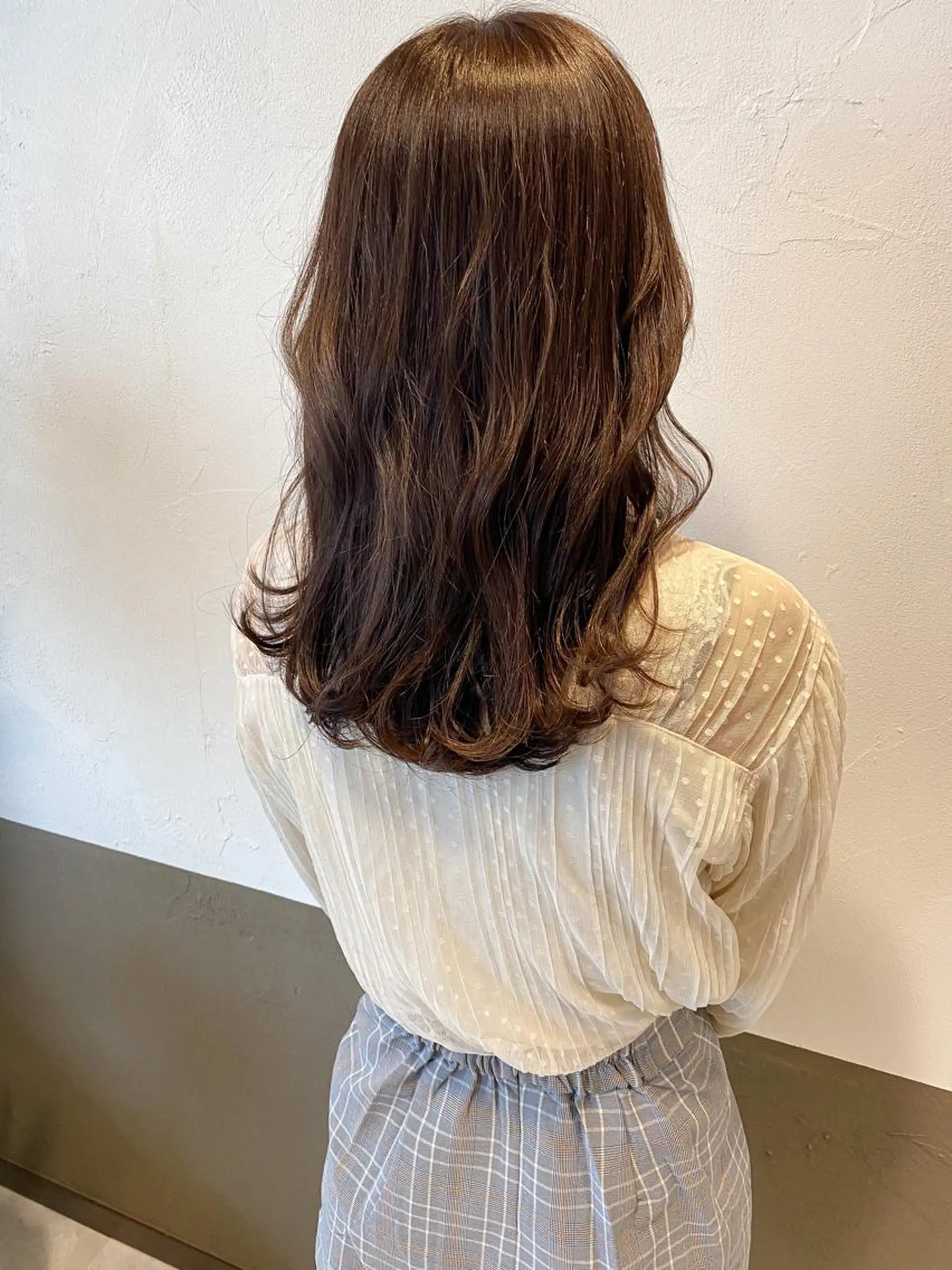 ミディアム カラー 坂井田 浩樹のヘアスタイル