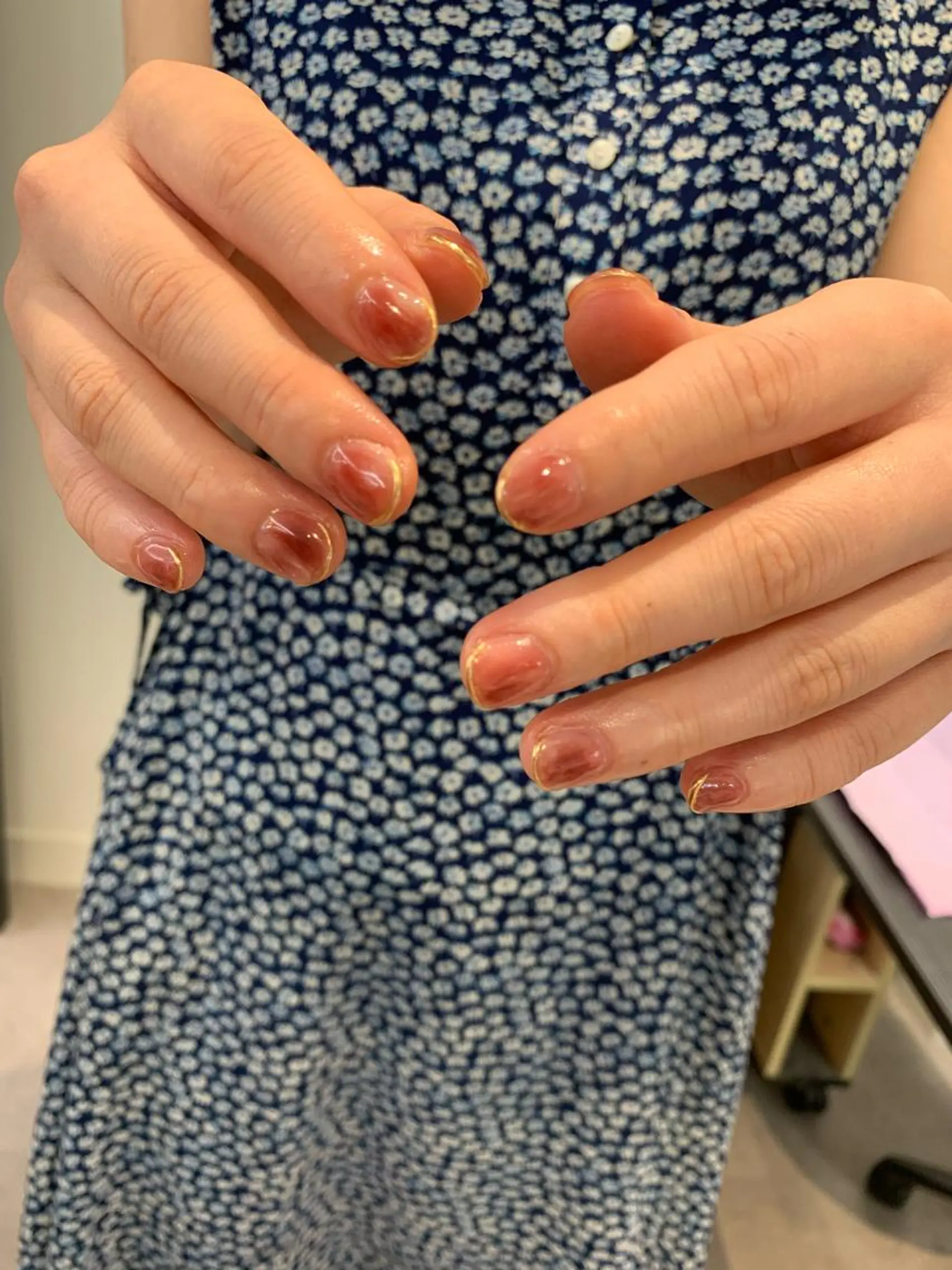 ネイル ニュアンスネイル マキノ ユイのネイルデザイン