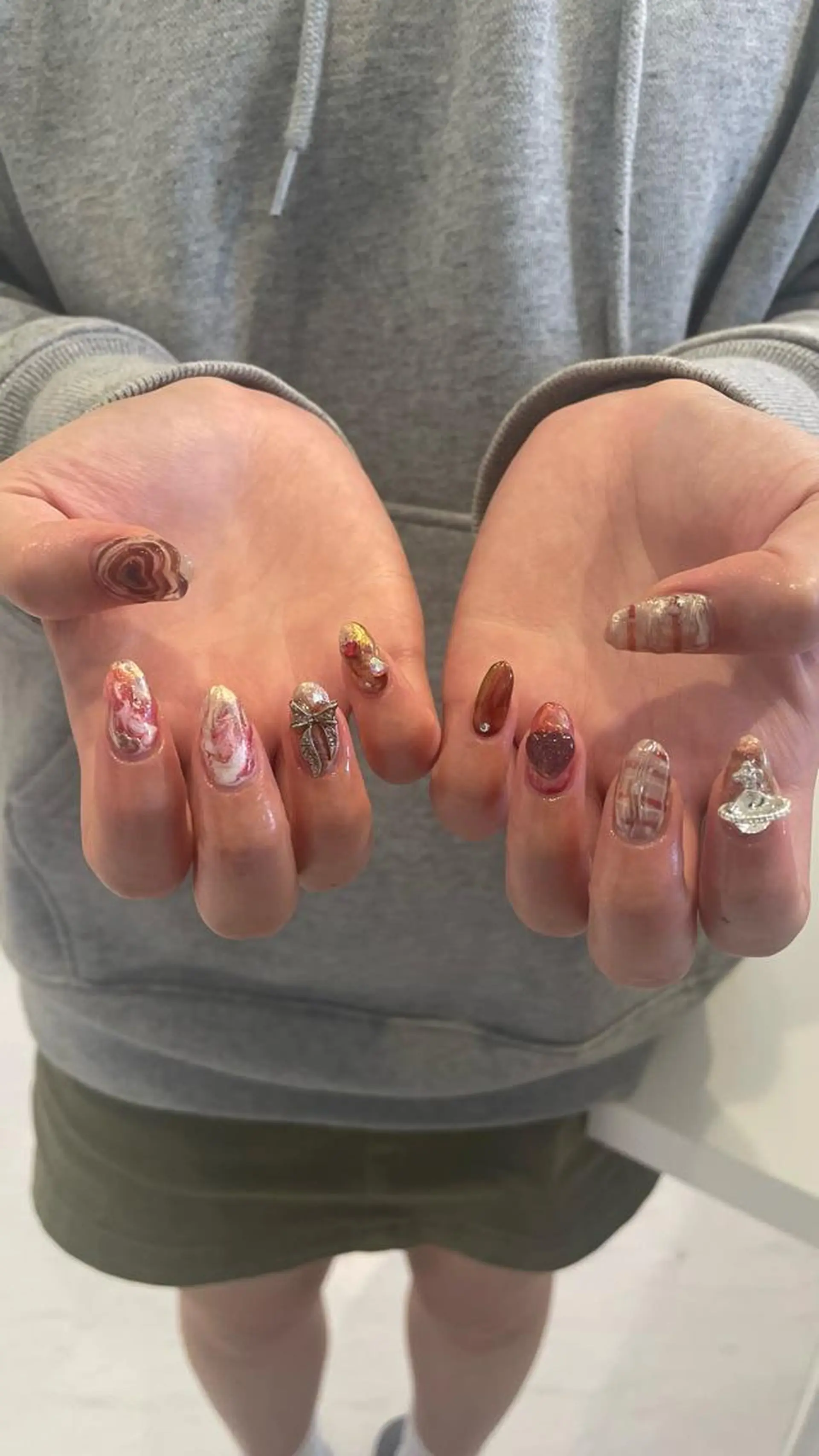 ネイル 束感まつ毛/ネイル/ LED♥KIRARAのマツエク・マツパデザイン