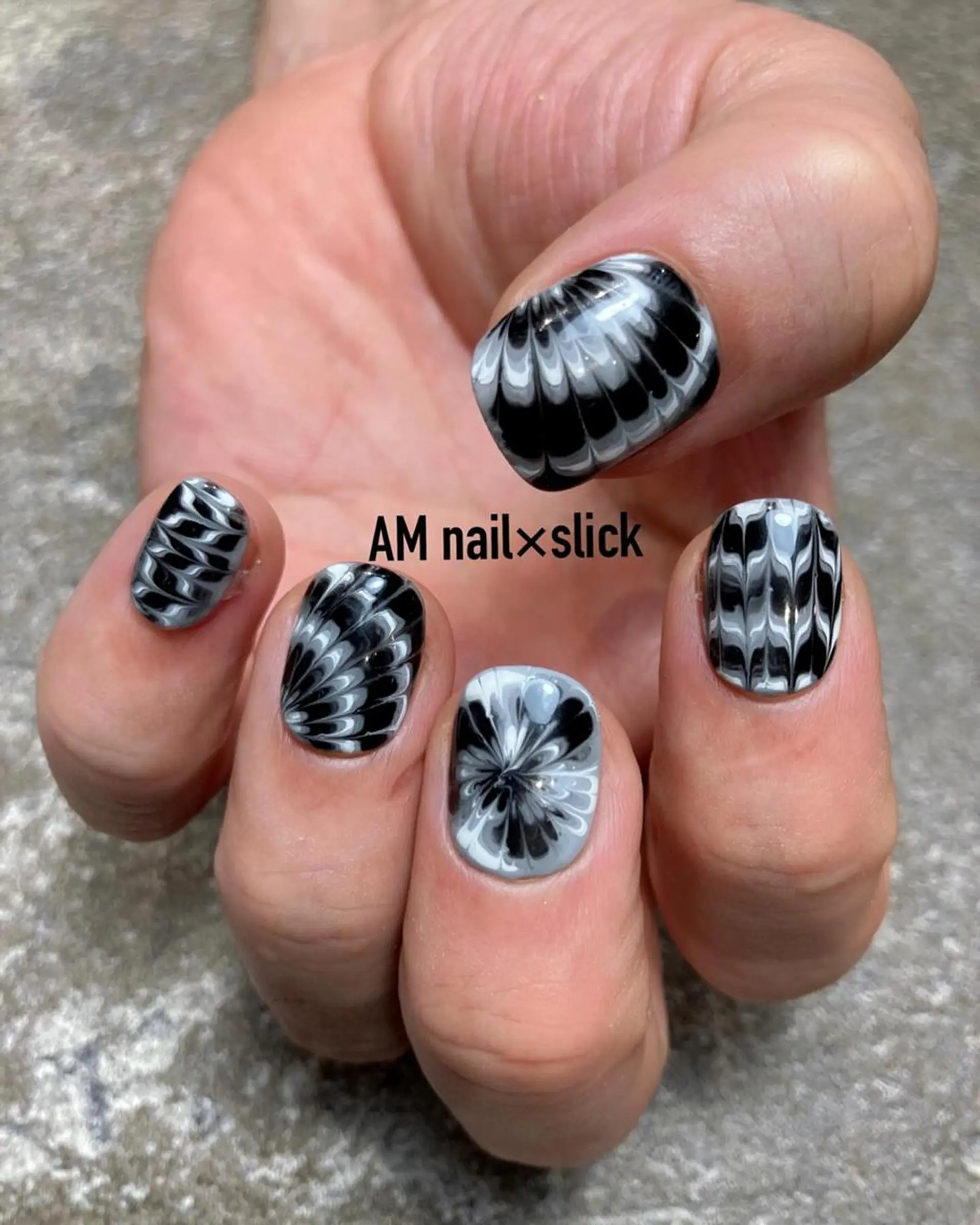 ネイル アートネイル 持ち込み ハンドネイル Am:nail 柏 SUE（スゥ）のネイルデザイン