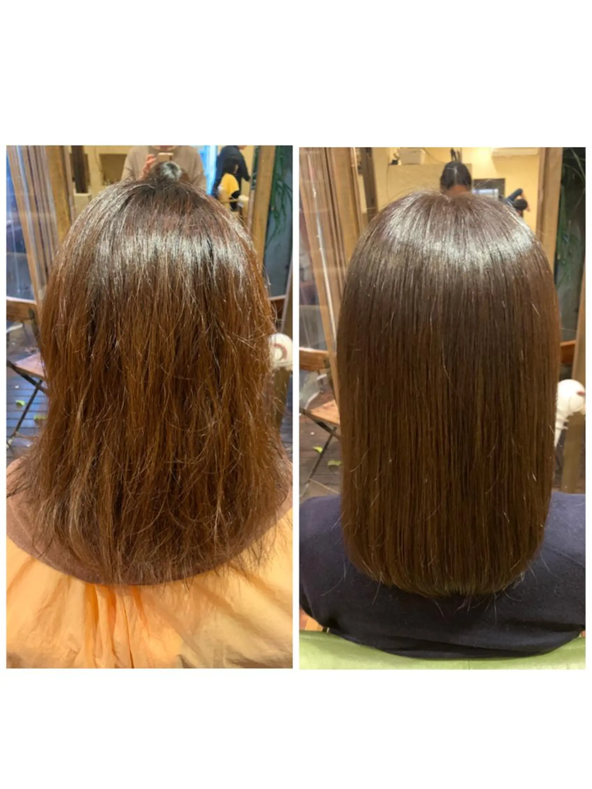 ミディアム カラー ハイトーンカラー 髪質改善 トリートメント 加茂 しのぶのヘアスタイル